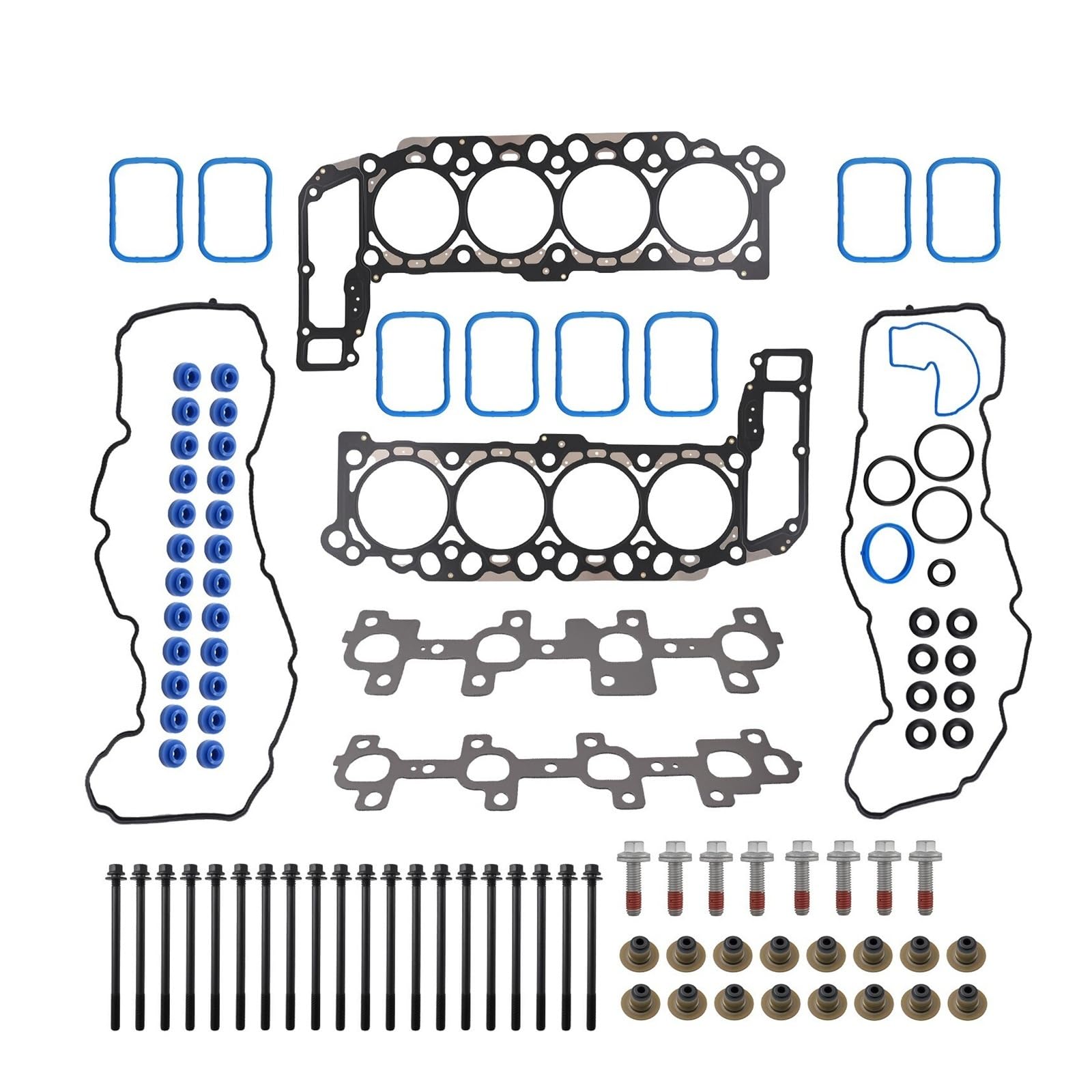 Set Di Guarnizioni Della Testata Motore E Bulloni Del Cilindro for Autoveicoli for V8 Da 4,7 Litri 2004-2007 ES71129 Con MLS Kit Completo Paraolio