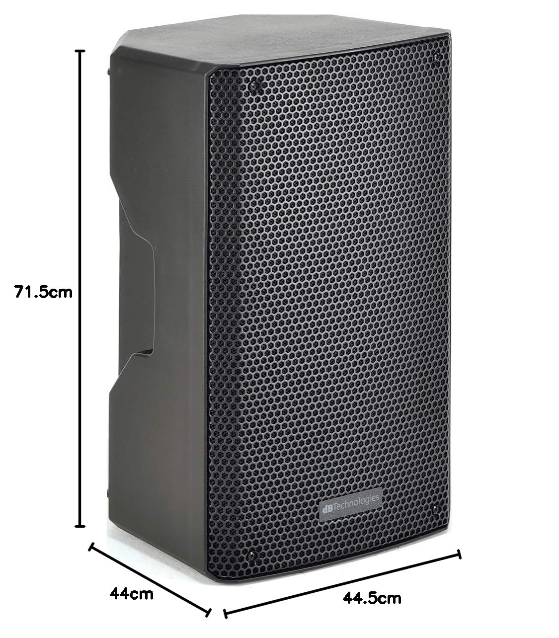 DB Technologies KL12 - Cassa Attiva Monitor Diffusore Audio da 12" e 800w di picco con modulo Bluetooth + Cover di protezione soft inclusa, Nero