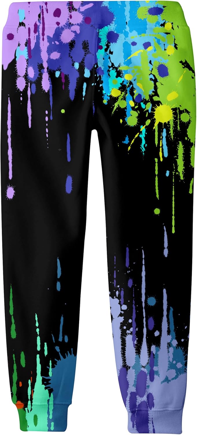 UNICOMIDEA Boys Girls Jogger Pants Funny 3D Graphic Sweatpants Athletic Sports Pants for Kids 6-16 yrs - Image 4