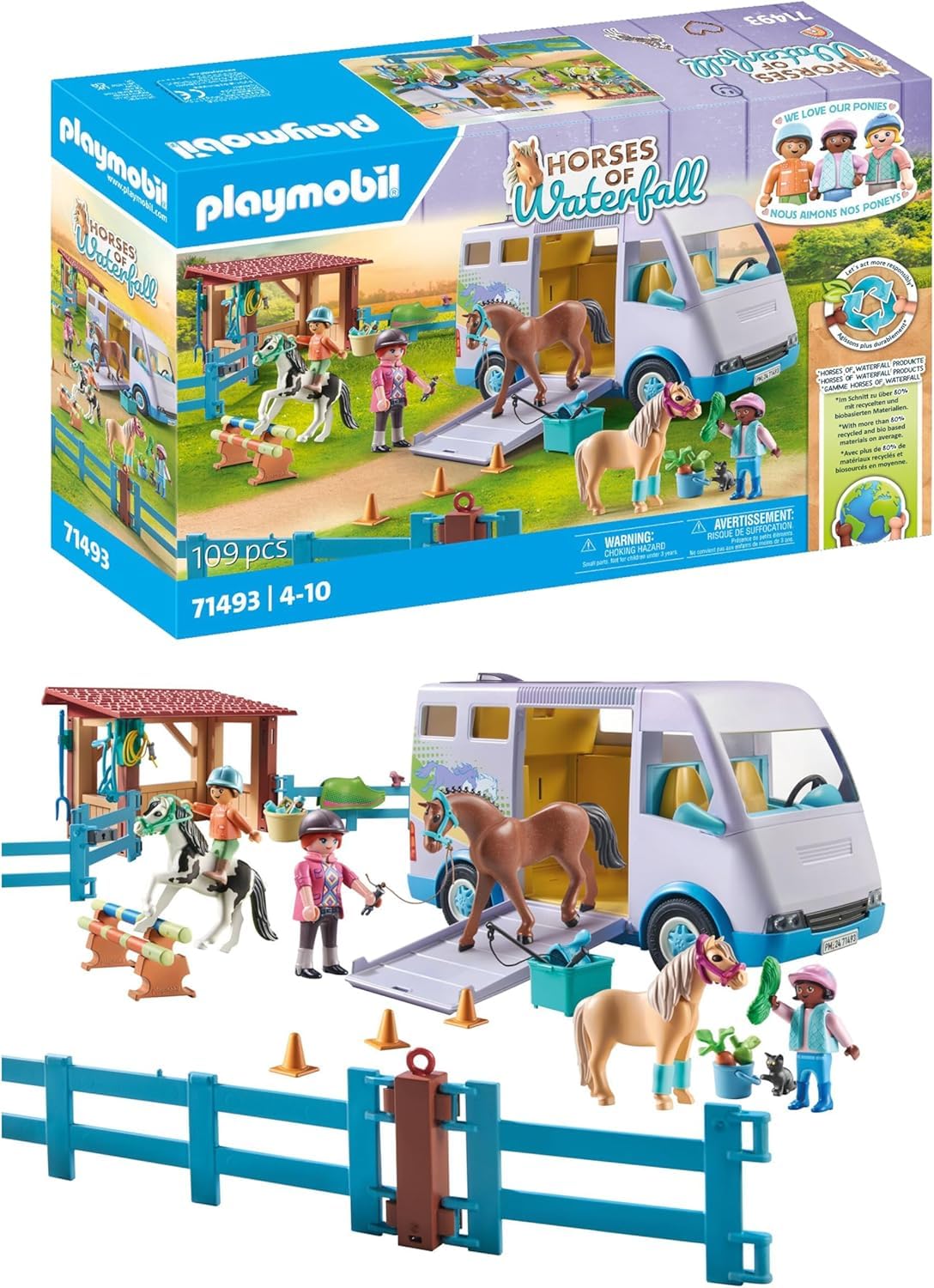 Playmobil Horses of Waterfall – Mobile Reitschule (71493)