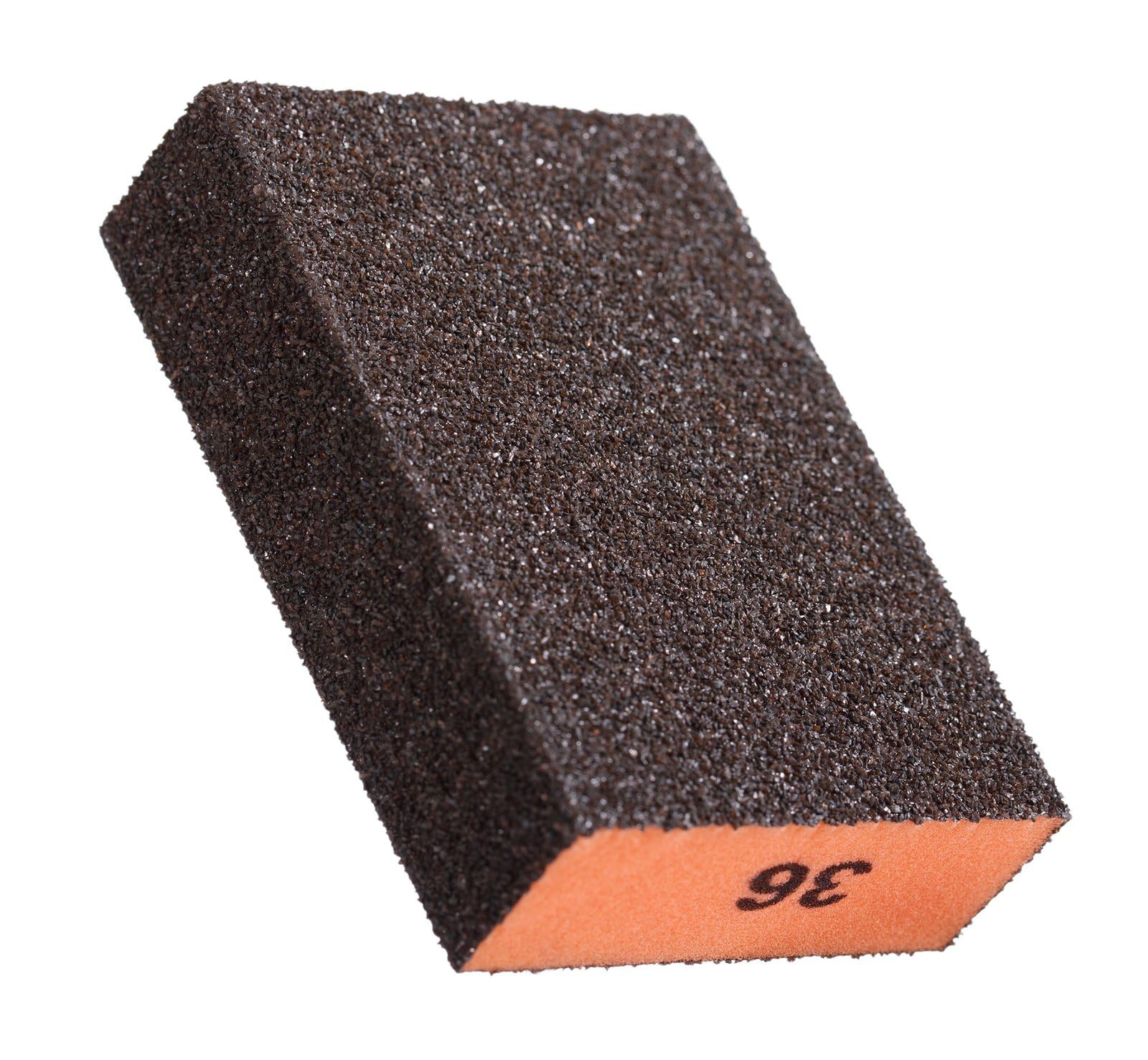 YoiYee Sponge Sanding Blocks 3-Pack (P36/P80/P120) , Coarse to Medium Grit for Wood Metal & Plastic