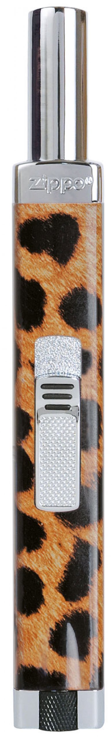 Zippo Mechero de Cocina recargable a gas para velas con estampado de guepardo