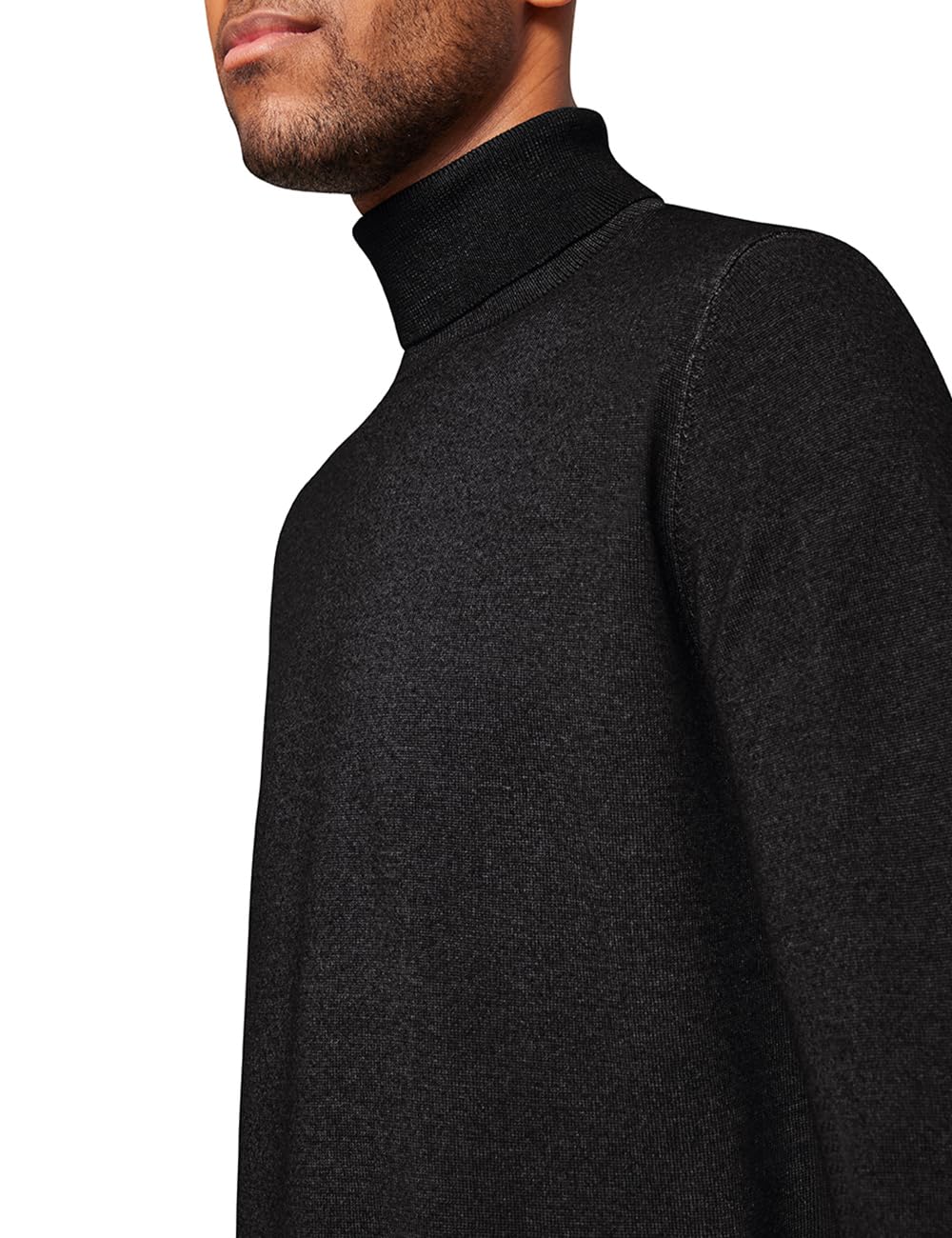 Pierre Cardin Herren Pullover Rundhals Strick Rolli | Männer Basic Strickpulli | Mordern Fit
