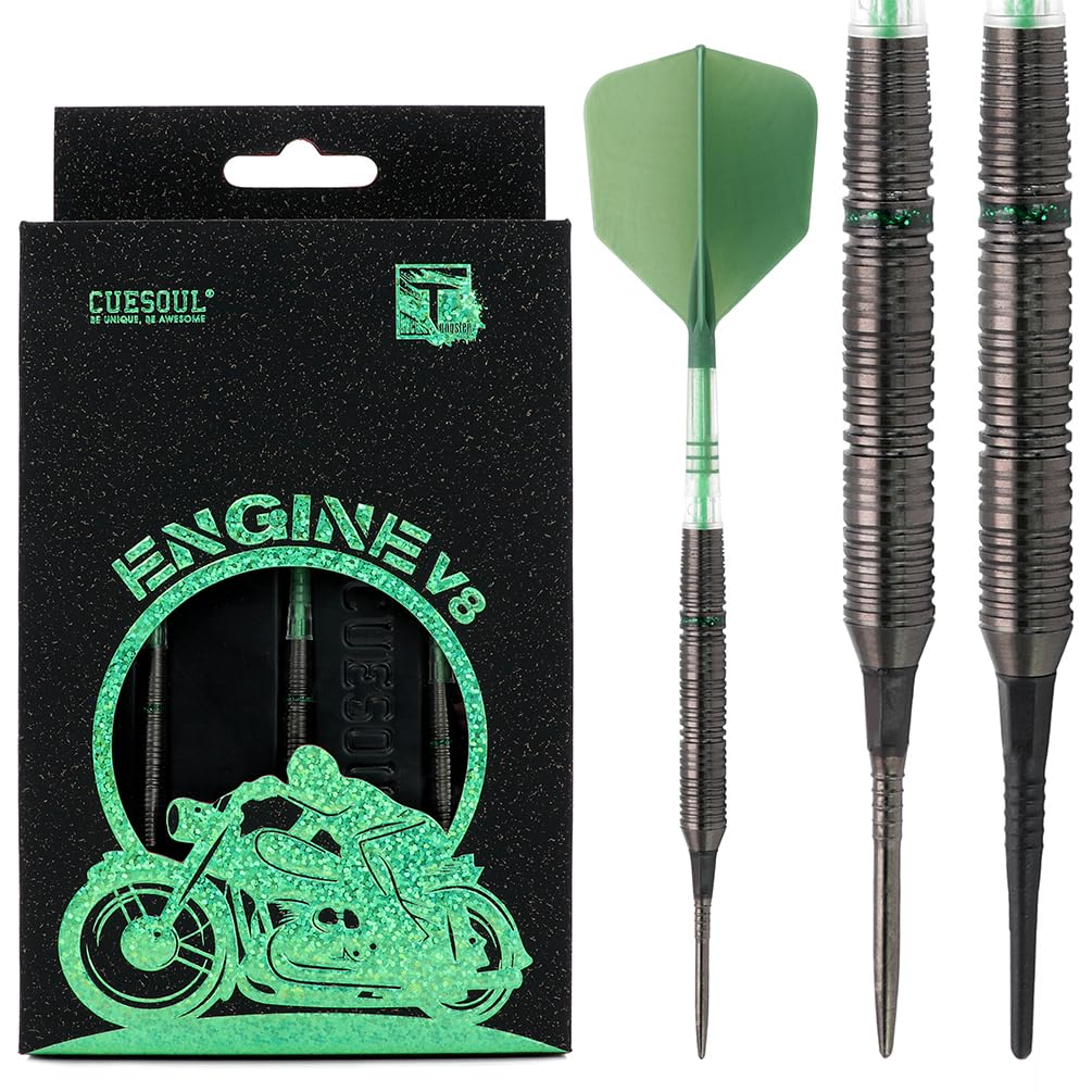 CUESOUL DART TECHNOLOGY CUESOUL ダーツ Amazon.com : CUESOUL Engine V8 18g Steel Tip 90% Tungsten Dart Set