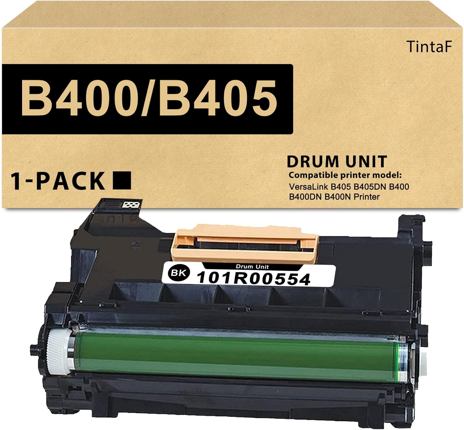 VersaLink B400 B405 Drum Unit High Yield 101R00554 Replacement for Xerox B405 Imaging Unit Work with VersaLink B400 B400DN B400N B405 B405DN Printer (1-Pack, Black)
