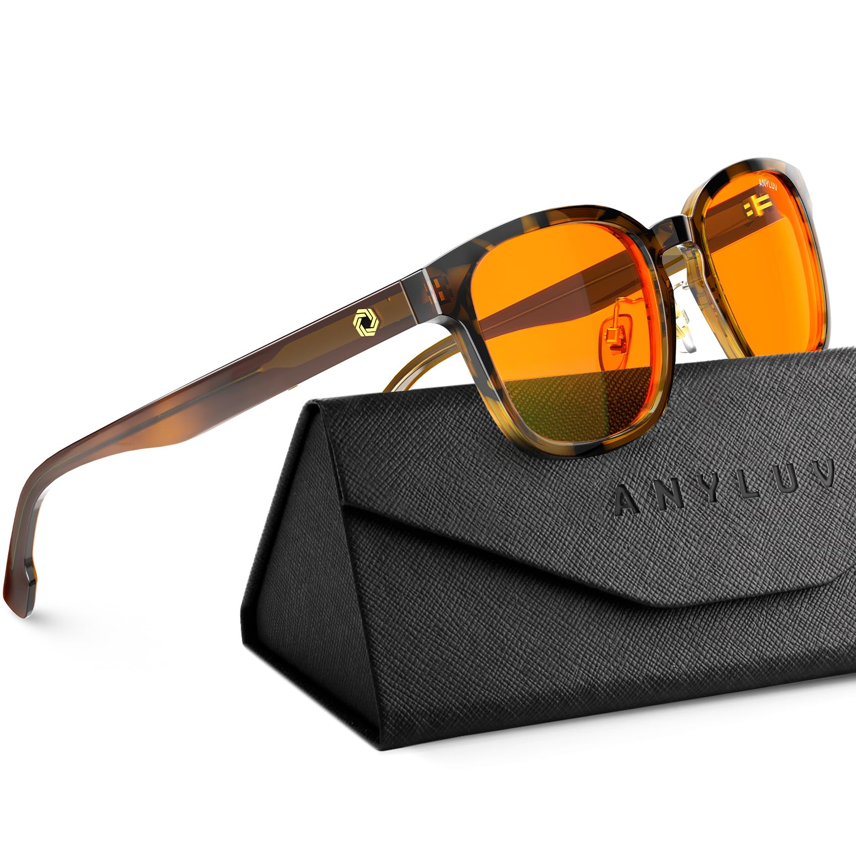 ANYLUV Mens Blue Light Glasses: Men Women Blue Light Blocking Glasses Computer Screen Glasses for Eye Protection