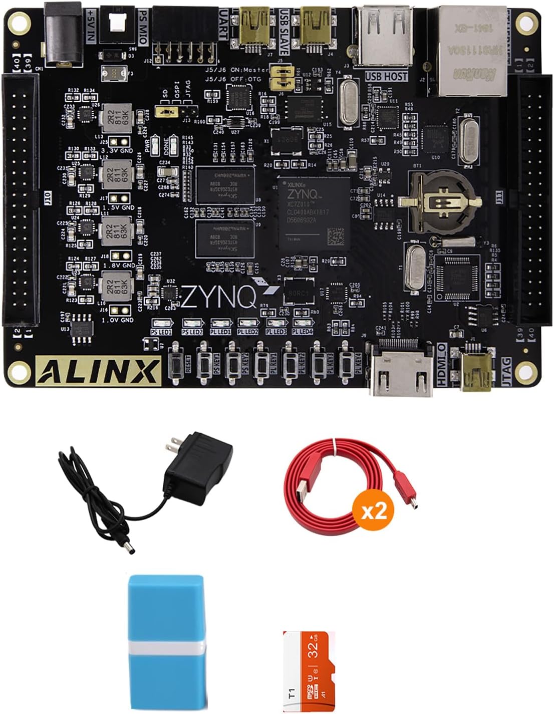 ALINX AX7020: Zynq-7000 SoC XC7Z020 FPGA Development Board