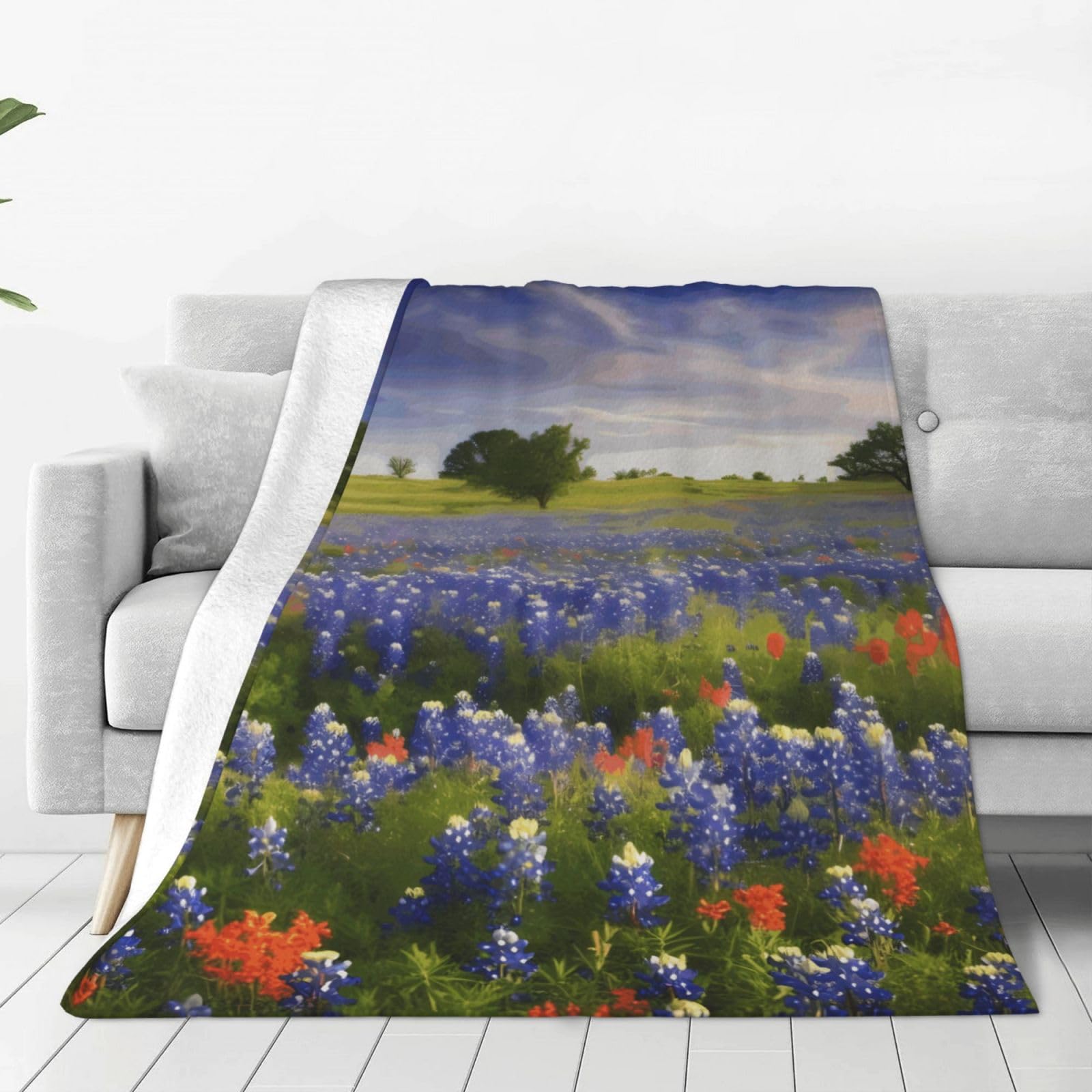 Couverture lit flanelle douce pour ne plus avoir froid sur le canapé