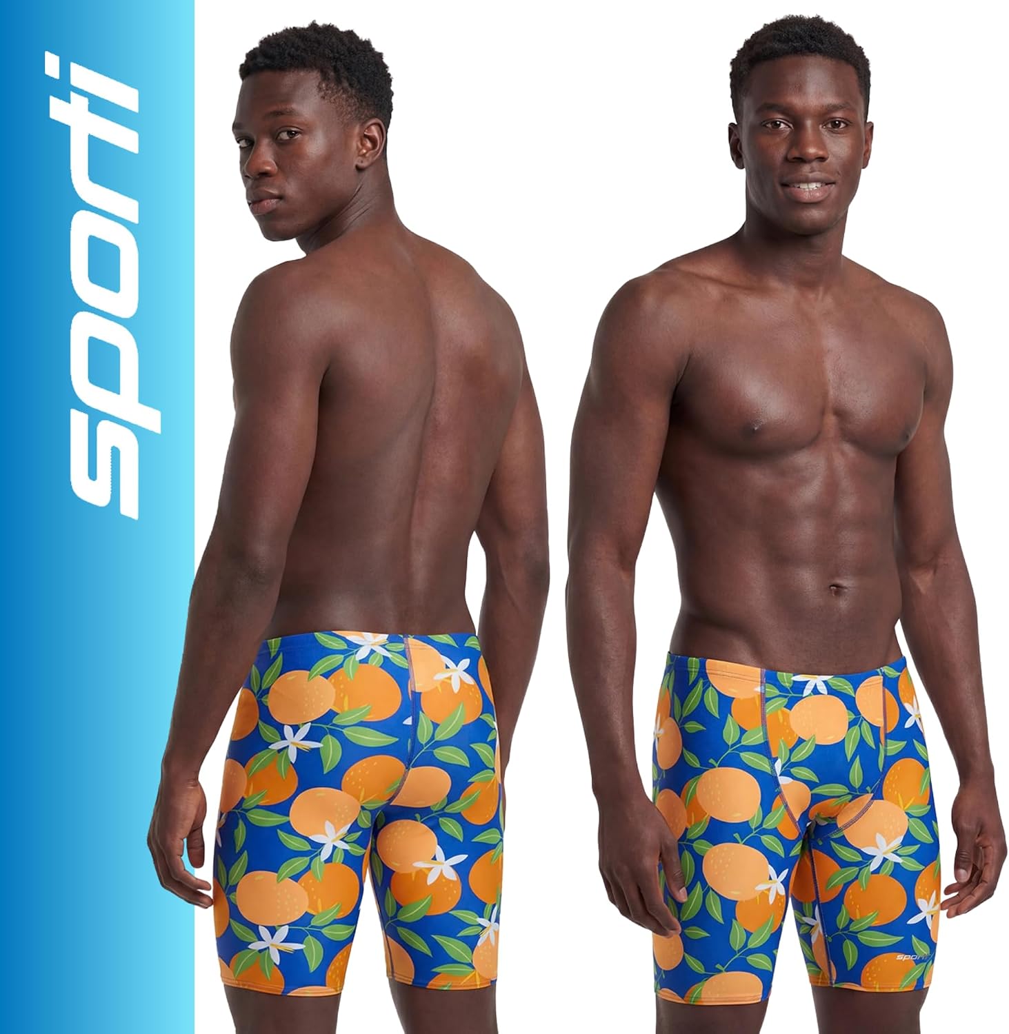 Sporti Signature Men's Swim Jammer – Comfort Fit & Stylish Patterns for Competitive and Training Sessions