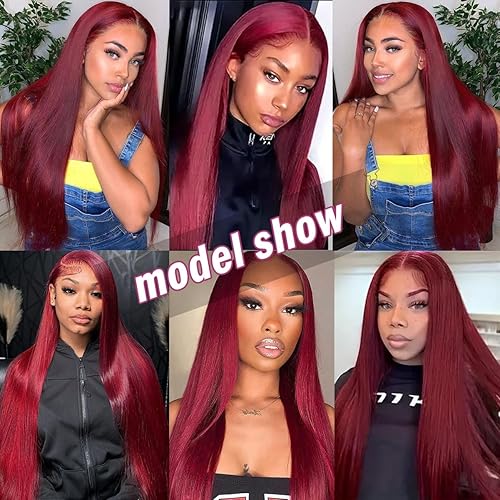 Miniatura 6 de Pelucas de cabello humano con encaje frontal transparente de 13 x 4, pelucas de encaje frontal para mujeres negras, pelucas de cabello brasileño