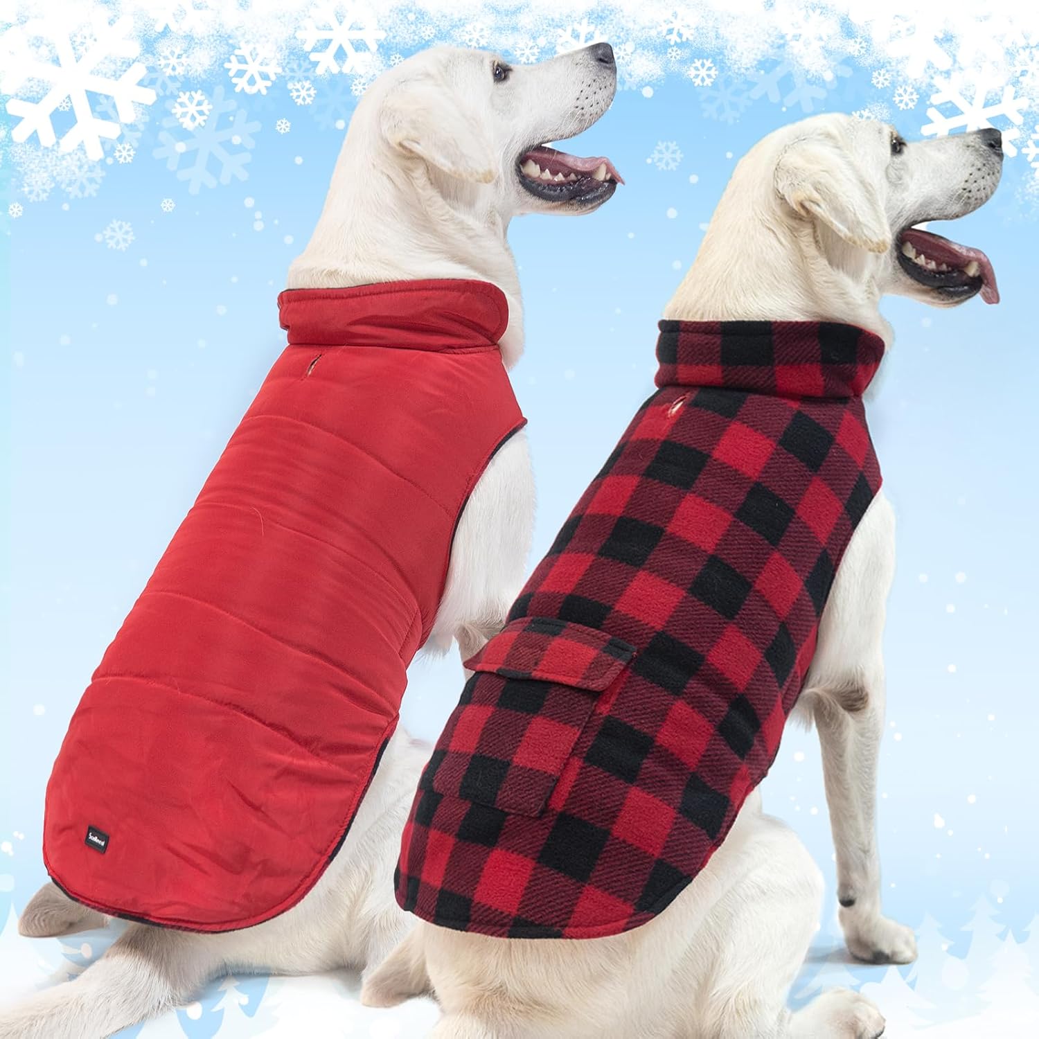 Ropa Impermeable Para Perro Grande, Abrigo Cálido Para Perro Grande