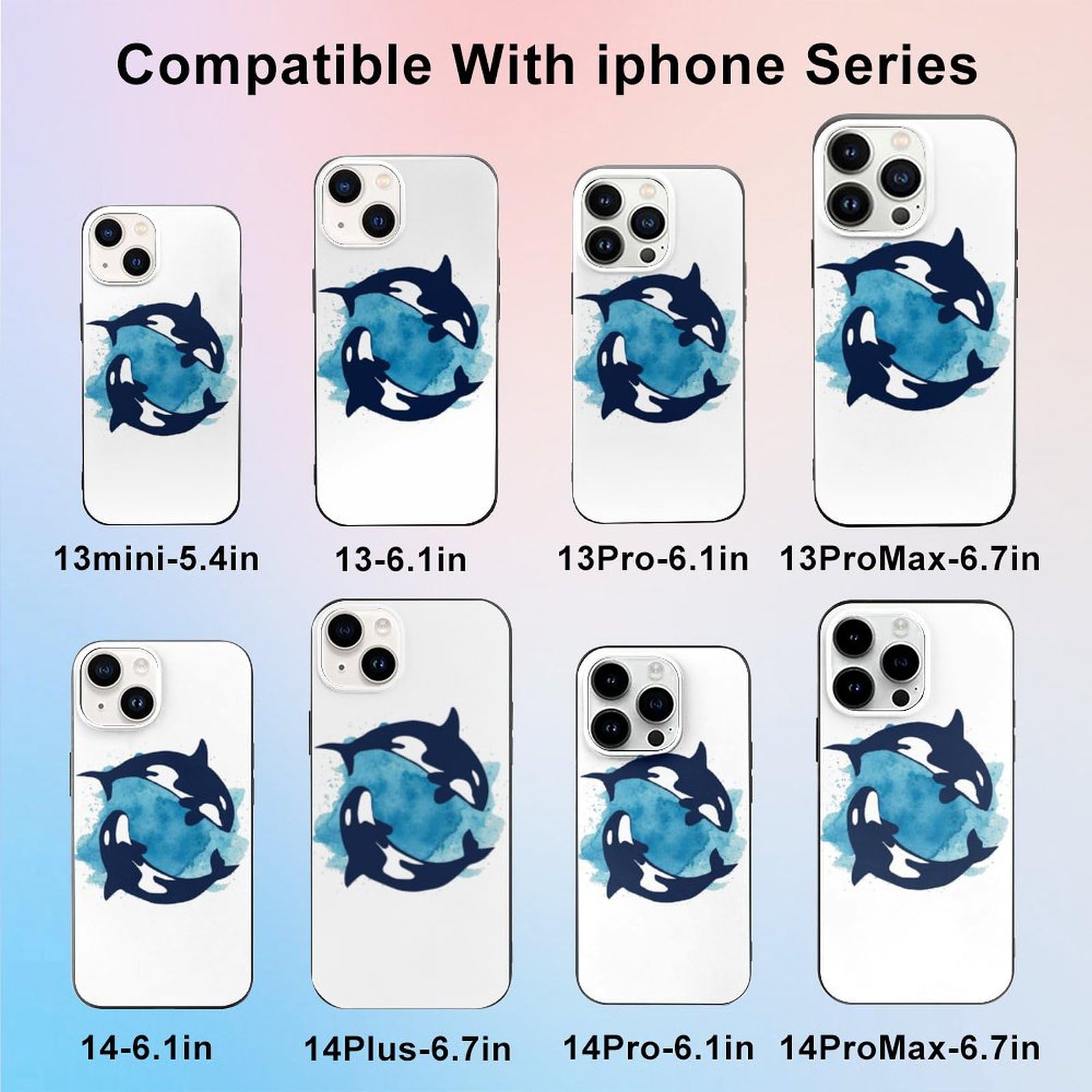 Amazon.co.jp: iPhone 11 ケース イルカ サメ柄 シャチ柄 鮫 鯱柄