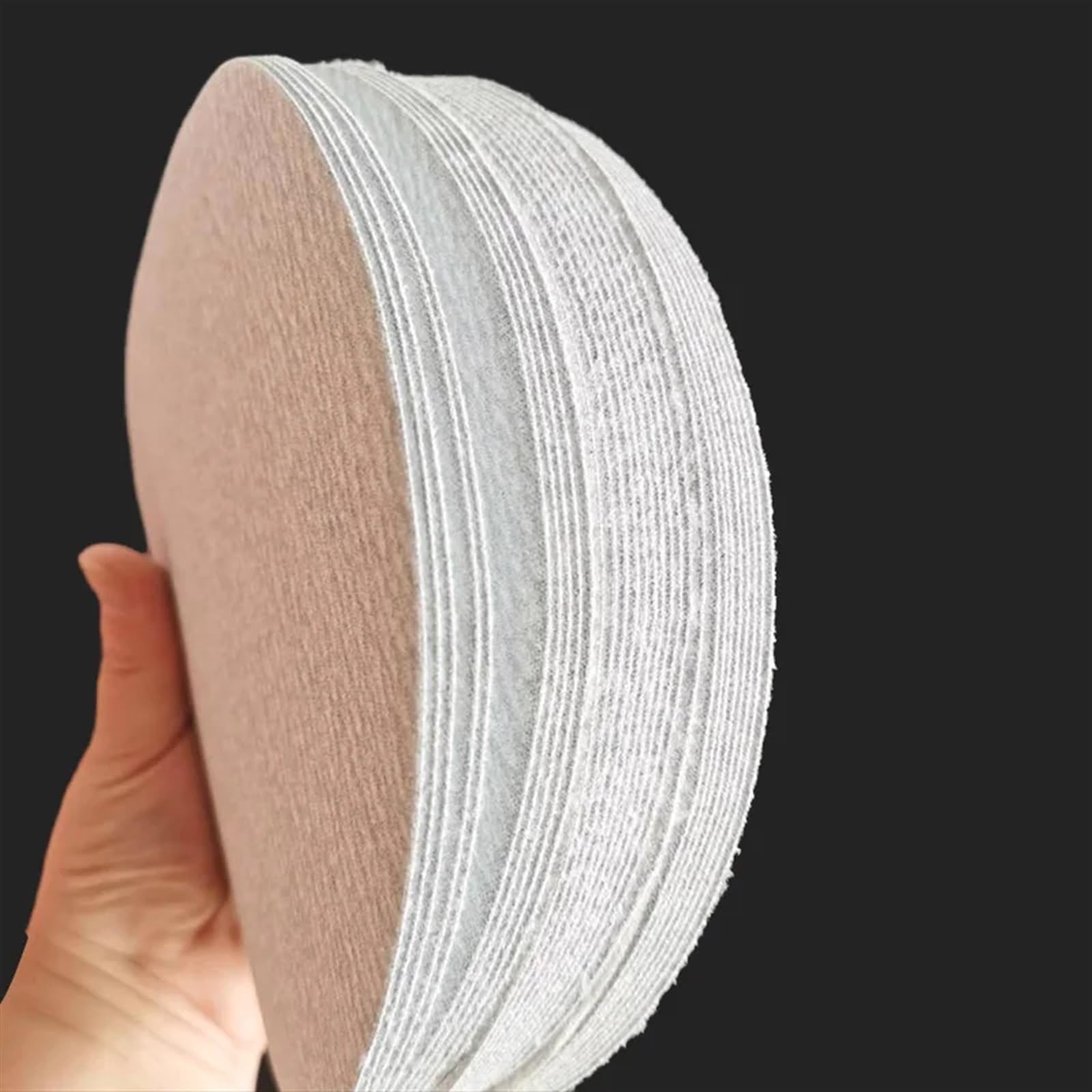Disque a Poncer Assortiment de papier verre sec et humide, disque ponceuse grain 80 à 320, 7 pouces, 175mm, avec tampon ponçage crochet boucle for le bois, 10 pièces(120)