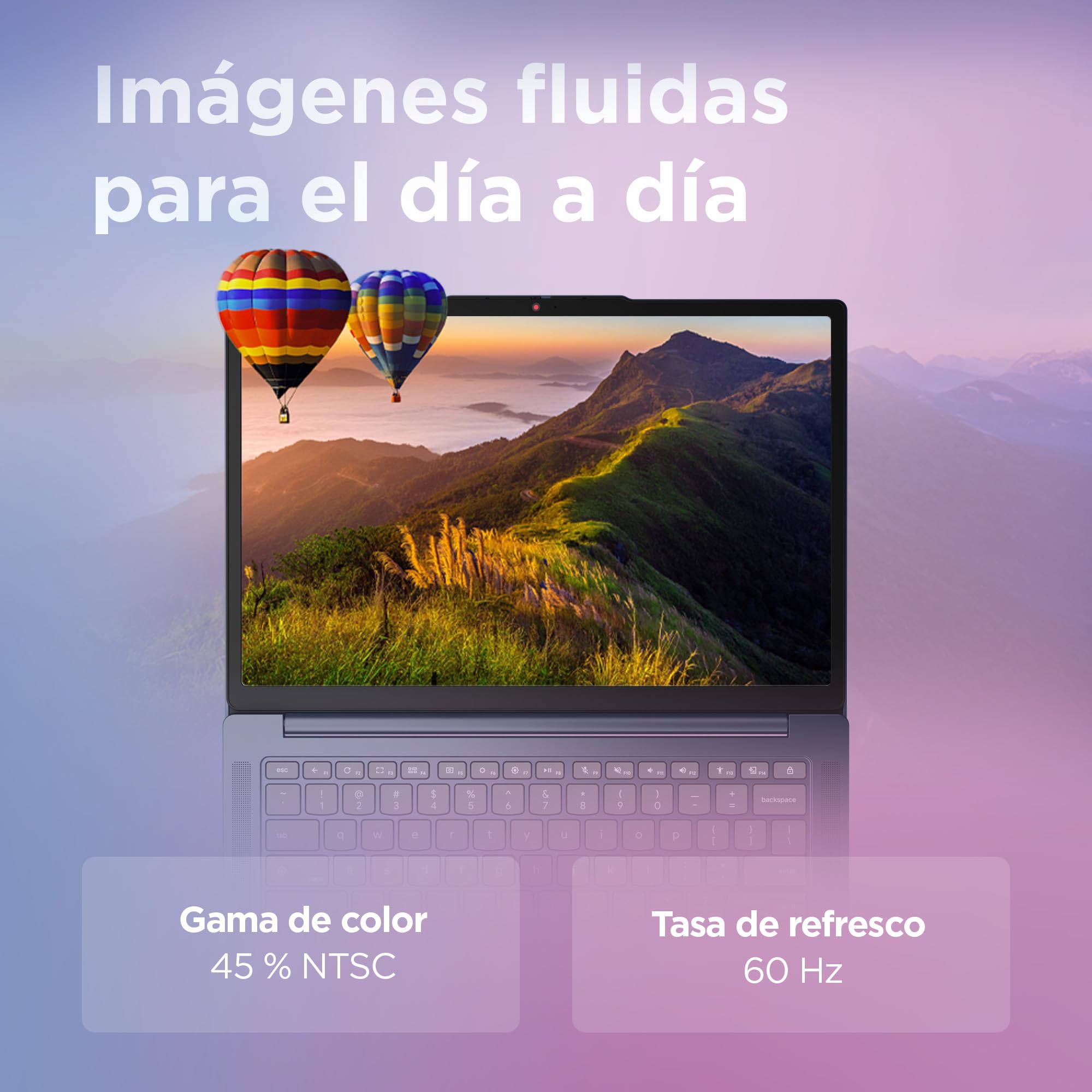 Lenovo Chromebook Gen 11 - Ordenador Portátil 14" WUXGA (MediaTek Kompanio 540, 8 GB RAM, 128 GB UFS 2.2, ChromeOS) QWERTY Español, Azul + 3 Meses Google AI Pro con Gemini Pro y 5TB