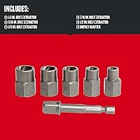 Vista 2 de CRAFTSMAN Extractor de tornillos, juego de 6 piezas (CMAT136)