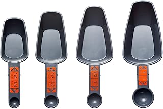COMTIM Cuchara de comida para perros – Taza medidora de comida para perros y gatos (el juego de cuchara de comida para per...