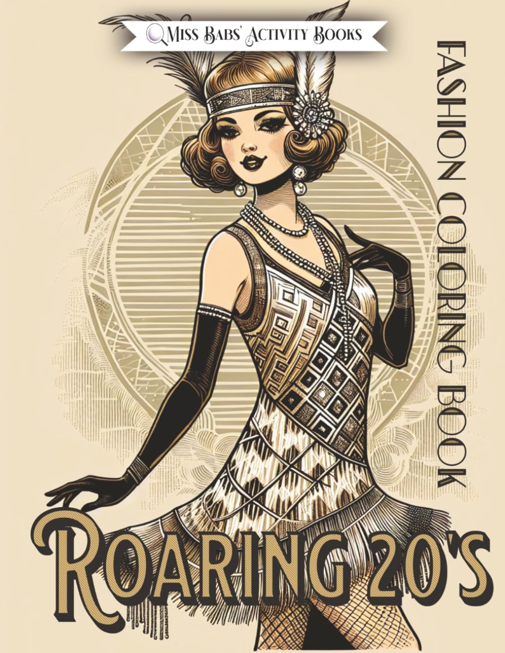Roaring 20's Fashion Coloring Book