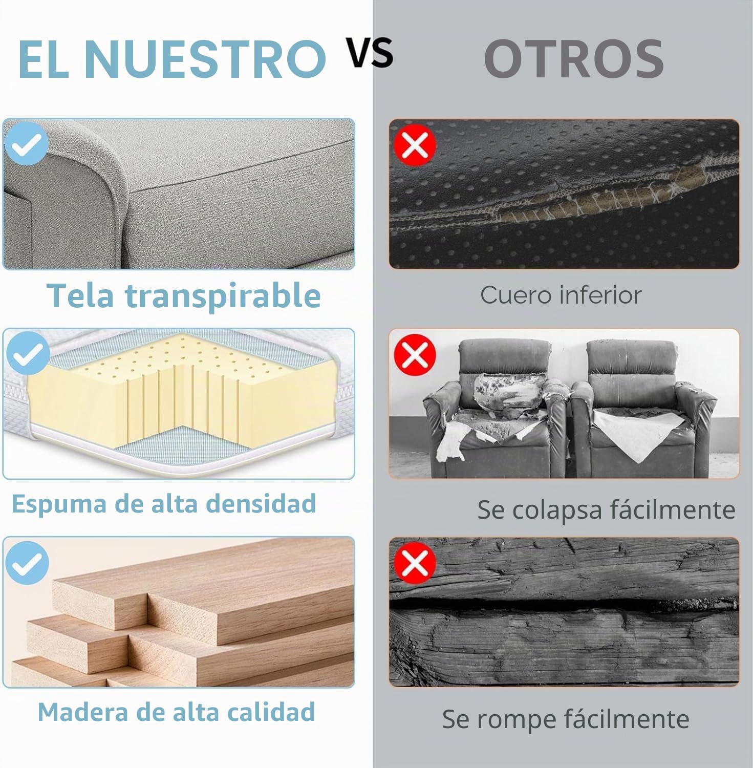 Sillón Relax Eléctrico con Respaldo Inclinable, Capacidad 150 kg - Elegancia y Confort para el Hogar y la Oficina