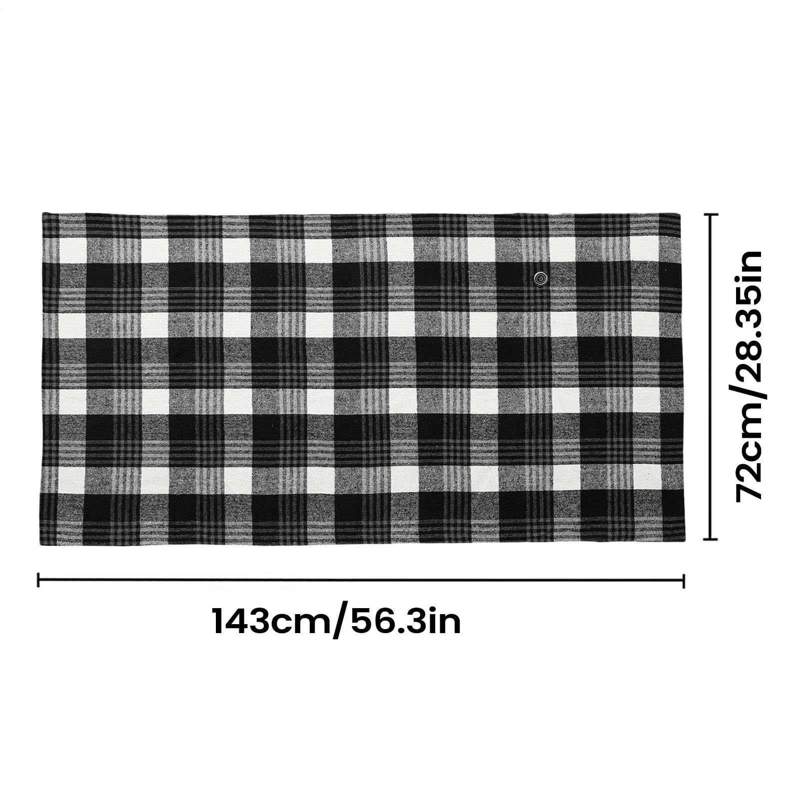 Coperta Riscaldabile Indossabile Portatile Plaid Elettrico con Tasca e