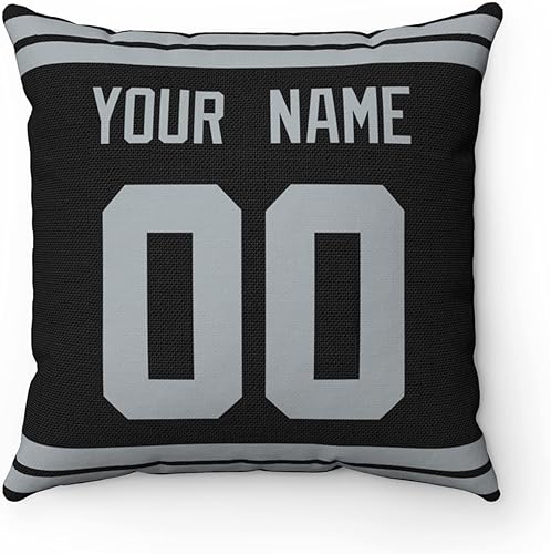 Miniatura 2 de ANTKING 2 paquetes de almohadas personalizadas con cualquier nombre y número para hombres, mujeres y niños