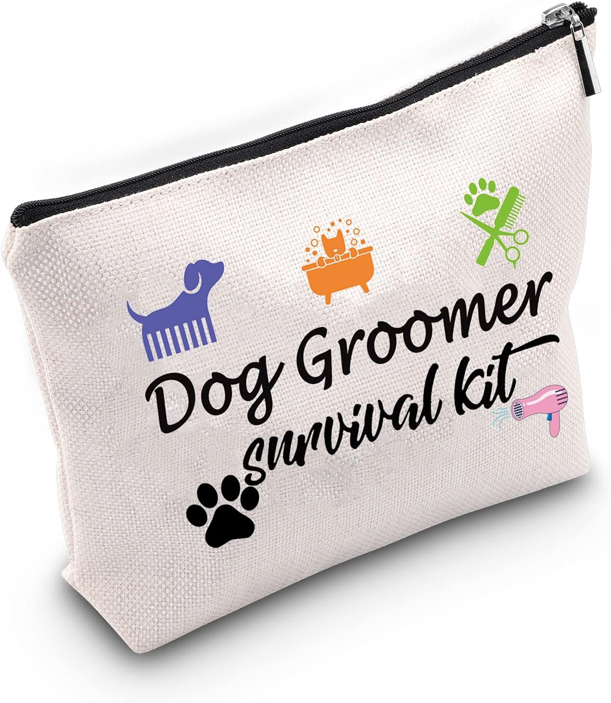 TSOTMO Dog Pet Groomer Gift Hair Stylist Pet Grooming Makeup Bag Dog Groomer Survival kit Cosmetic Bag Dog Hairdresser Gift (Dog Groomerkit)