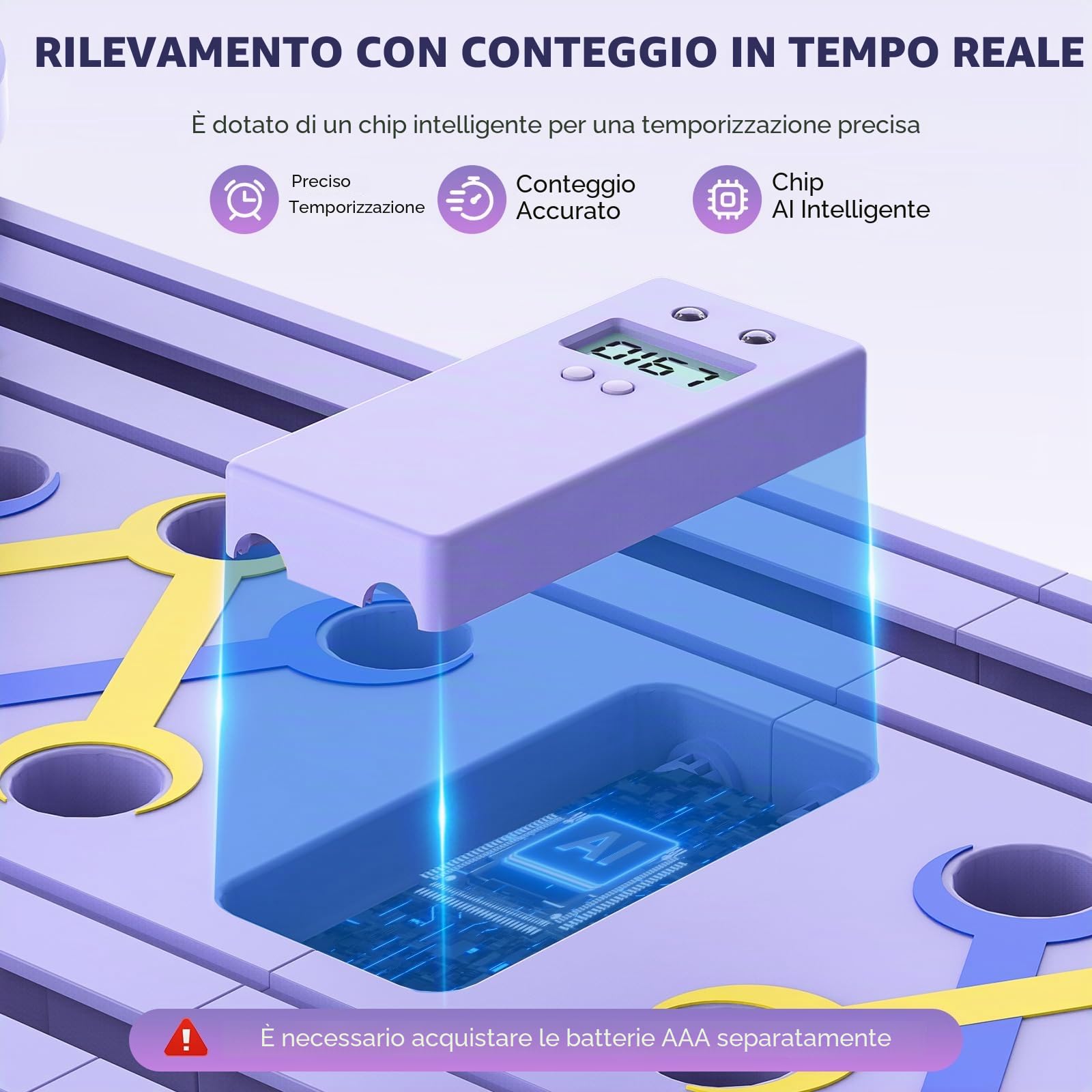 Mini riformatore Pilates 6 in 1 con contatore intelligente, tavola pilates con bande di resistenza, rullo di rimbalzo automatico, tavola addominale pieghevole
