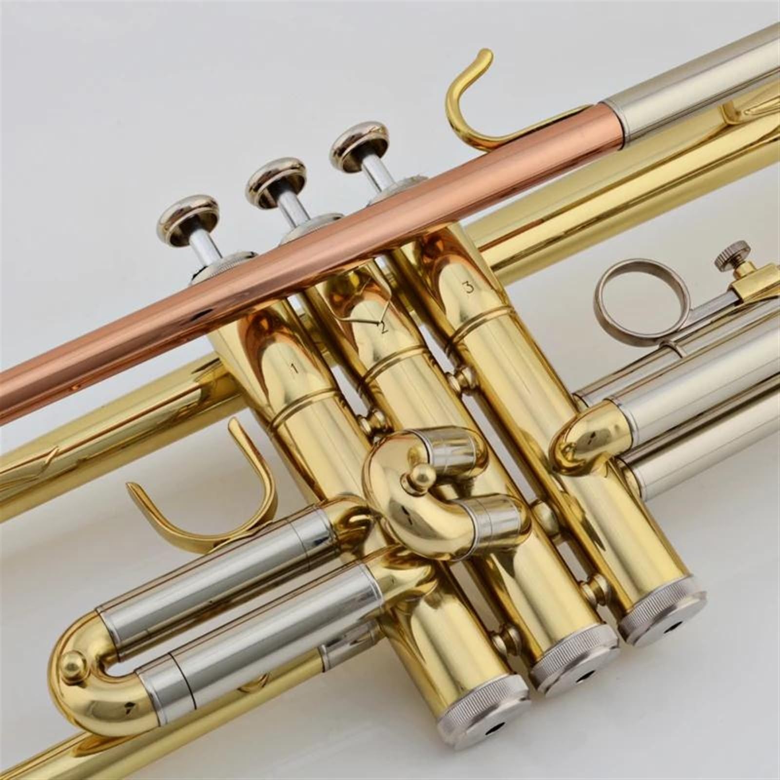 Standard Trompeten Bb Professionelle Trompete B Flache Trompete Gold Lack Blasinstrumente Edelstahl Standard Trompete Ton