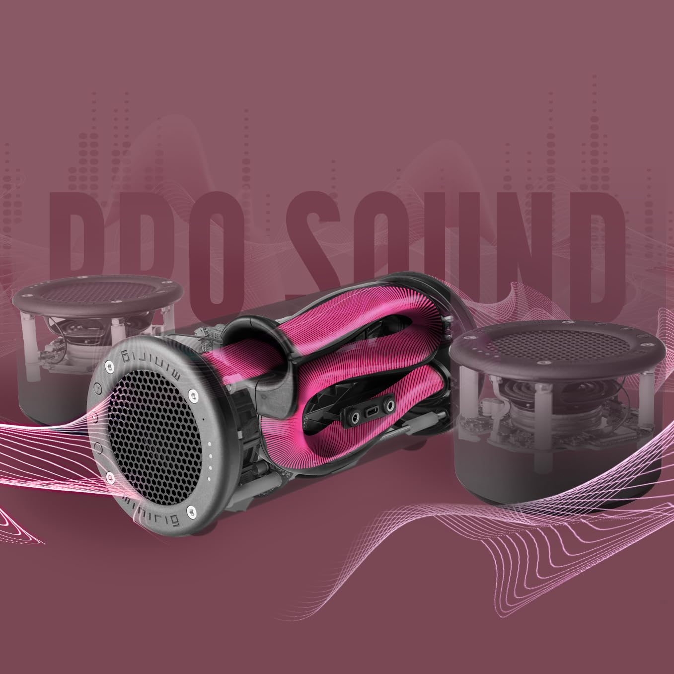Minirig Subwoofer 4: sistema di altoparlanti wireless con bassi profondi, batteria di 100 ore, sistema audio modulare per Minirig 4, USB-C, driver al neodimio personalizzato, prodotto nel Regno Unito