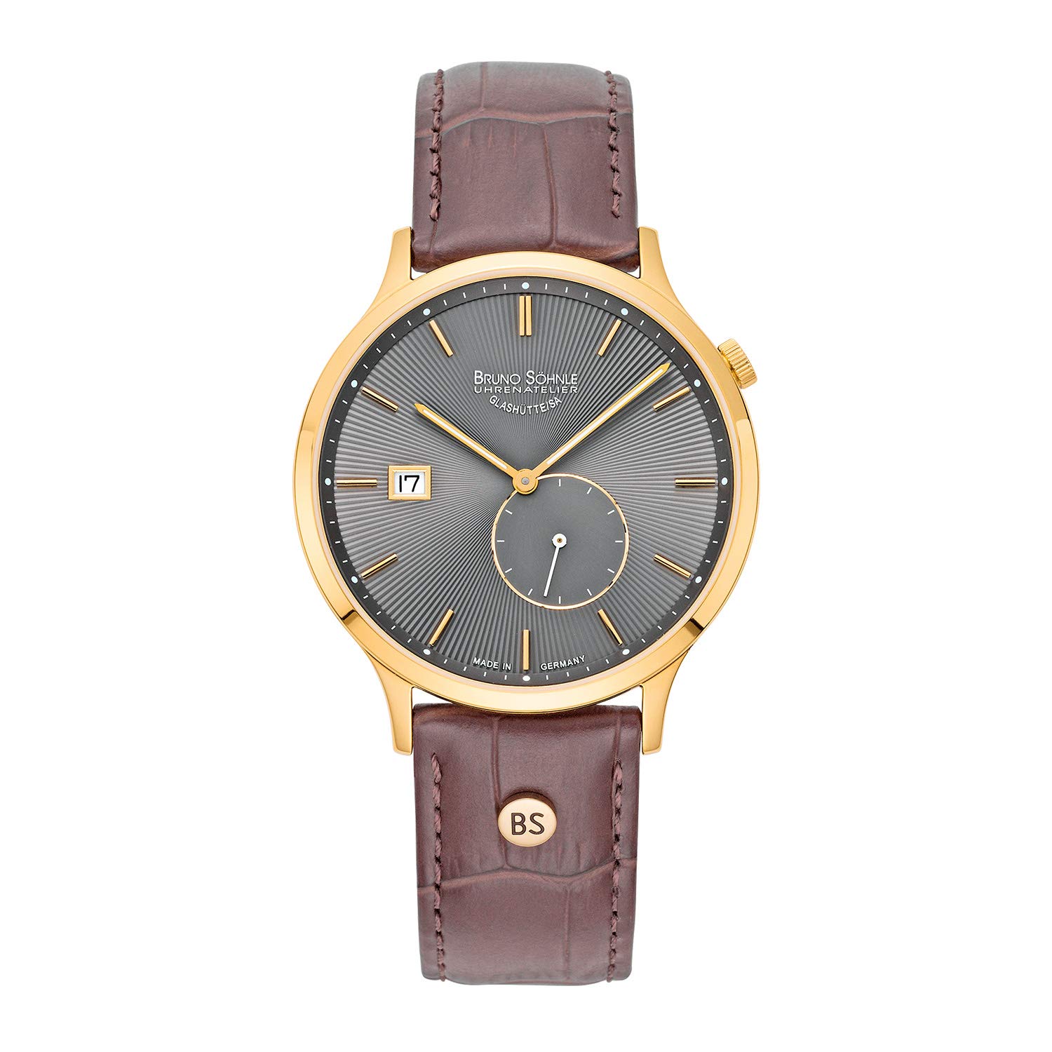 Bruno SöhnleMen's Analogue Quartz Watch with Leather Strap 17-33212-841