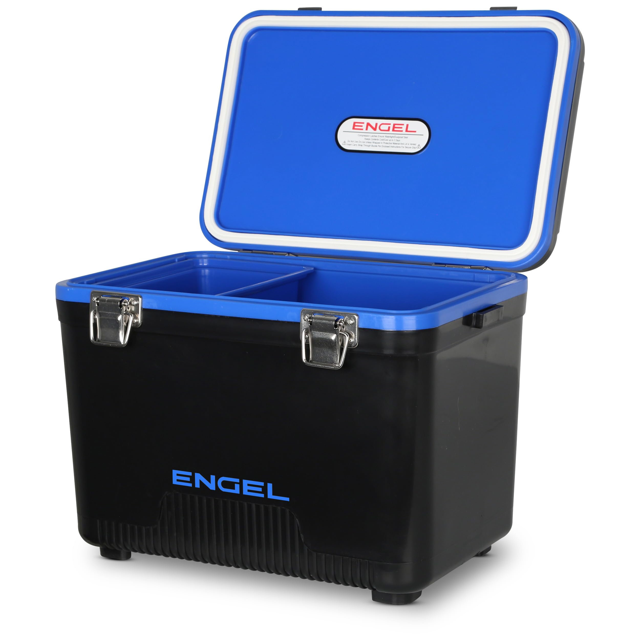 ENGEL Cooler Box 12.3L Small Cool Box for Drinks and Food in Black & Blue