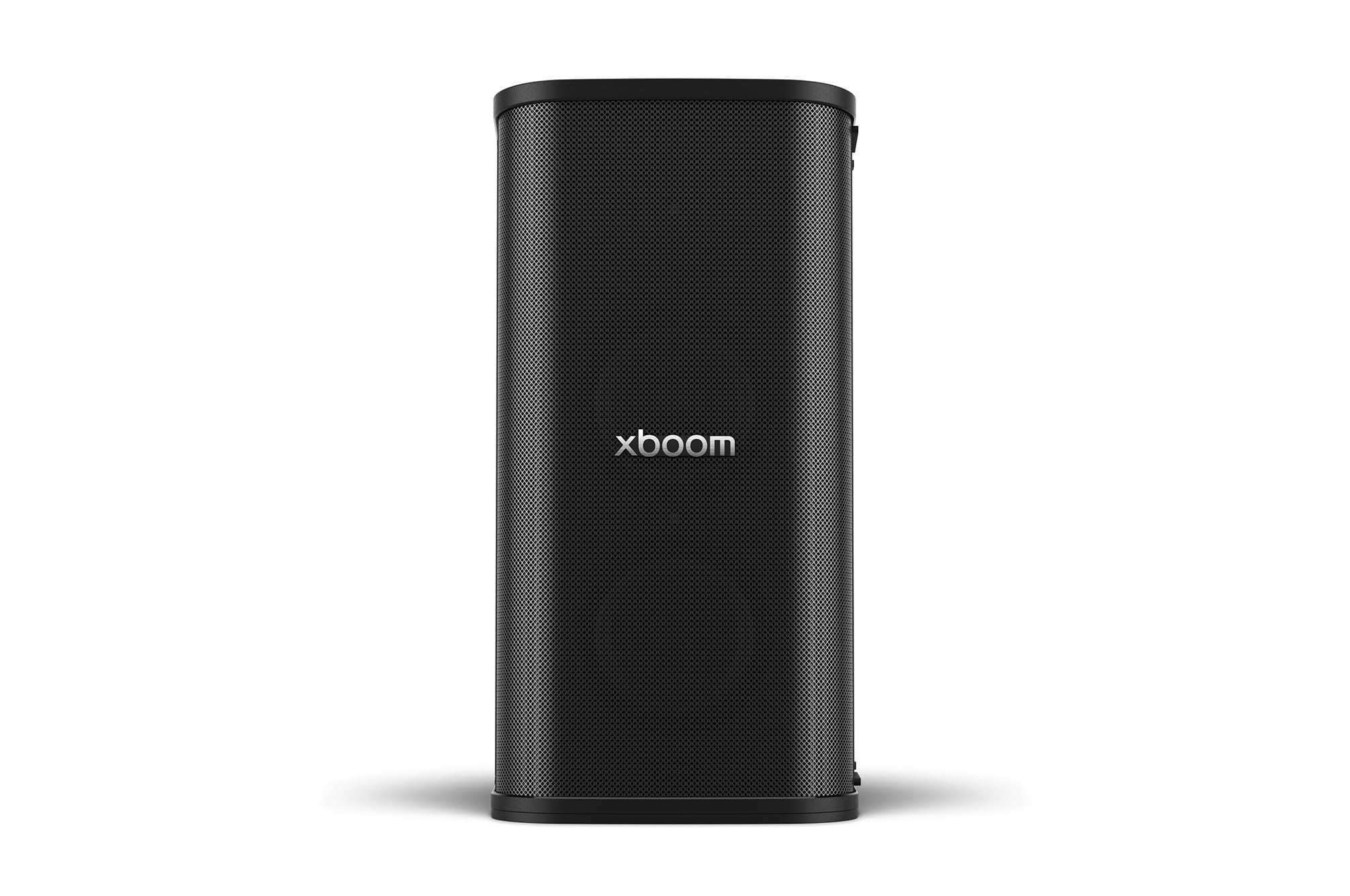 LG xboom Stage501 by will.i.am, tragbarer Bluetooth-Lautsprecher, DJ- und Karaokefunktion, LED-Beleuchtung, 4 Aufstellfunktionen, (220 W, Signature Sound, IPX4, bis zu 25 Std. Akkulaufzeit), Schwarz