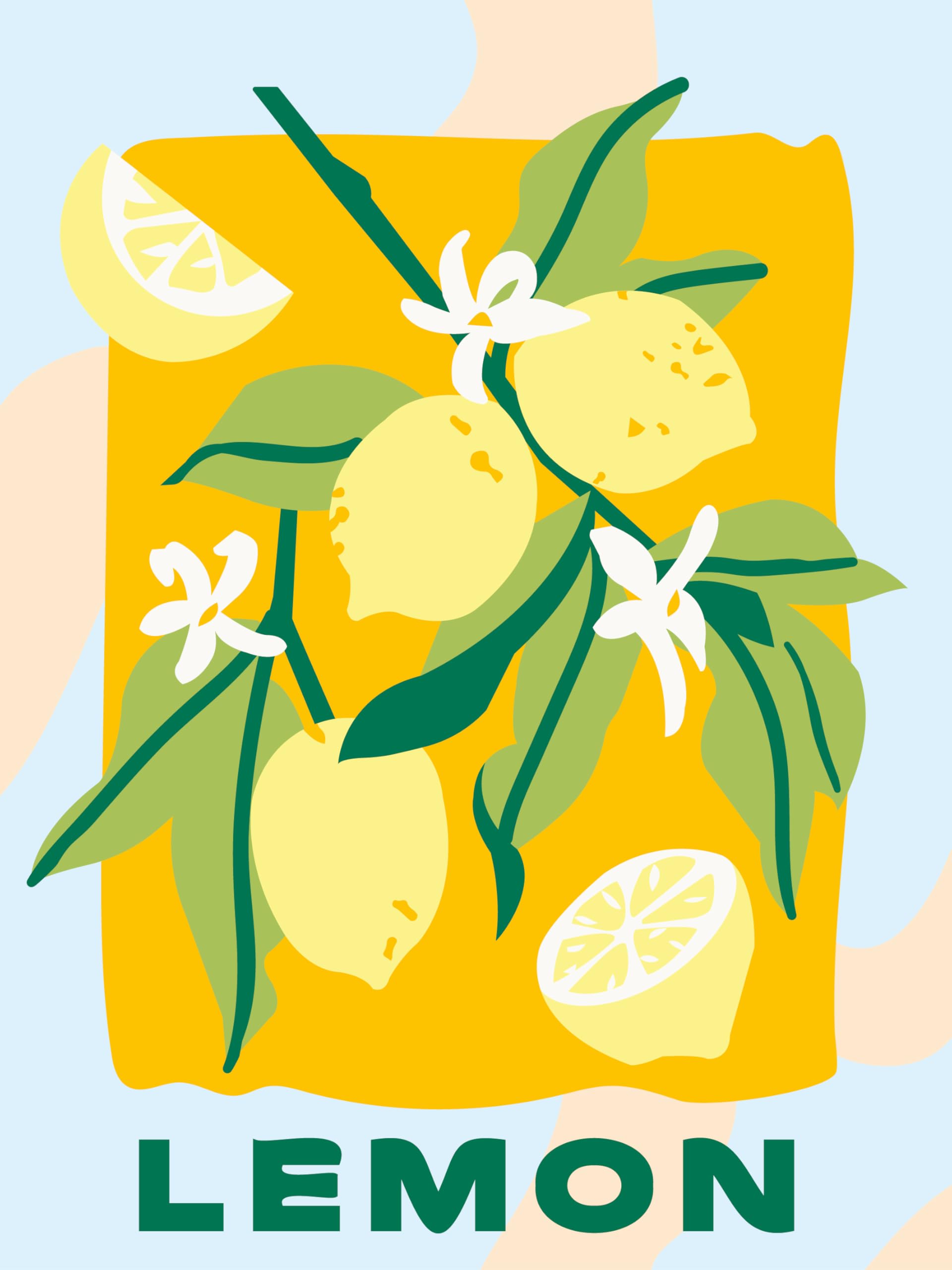 Ravensburger CreArt Malen Nach Zahlen Zitronen - DIY Malset Für Erwachsene 18x24cm