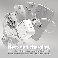 Vista 2 de NOCO XGrid X65: 65W USB-C Charger – Dual Port GaN Power Adapter with PD 3.0, QC 4.0+, and PPS – Fast Charging with Smart Power Distribution