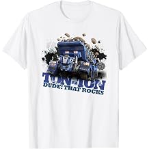 DreamWorks - DinoTrux Adult Mens Grey Letter Print T-Shirt