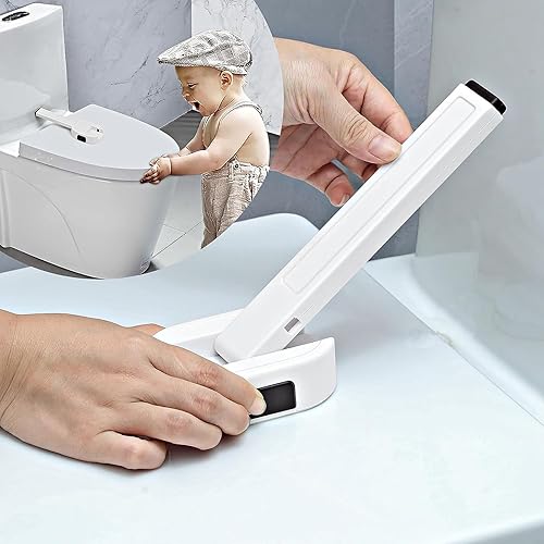 Miniatura 4 de Cerradura de asiento de inodoro para seguridad infantil, bloqueo de inodoro a prueba de bebés y niños, bloqueo de asiento de inodoro de fácil
