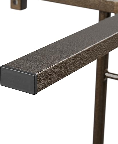 Miniatura 161 de Topeakmart Marco de cama de metal de estilo victoriano tamaño matrimonial con cabecero, base de colchón, no necesita somier, almacenamiento debajo