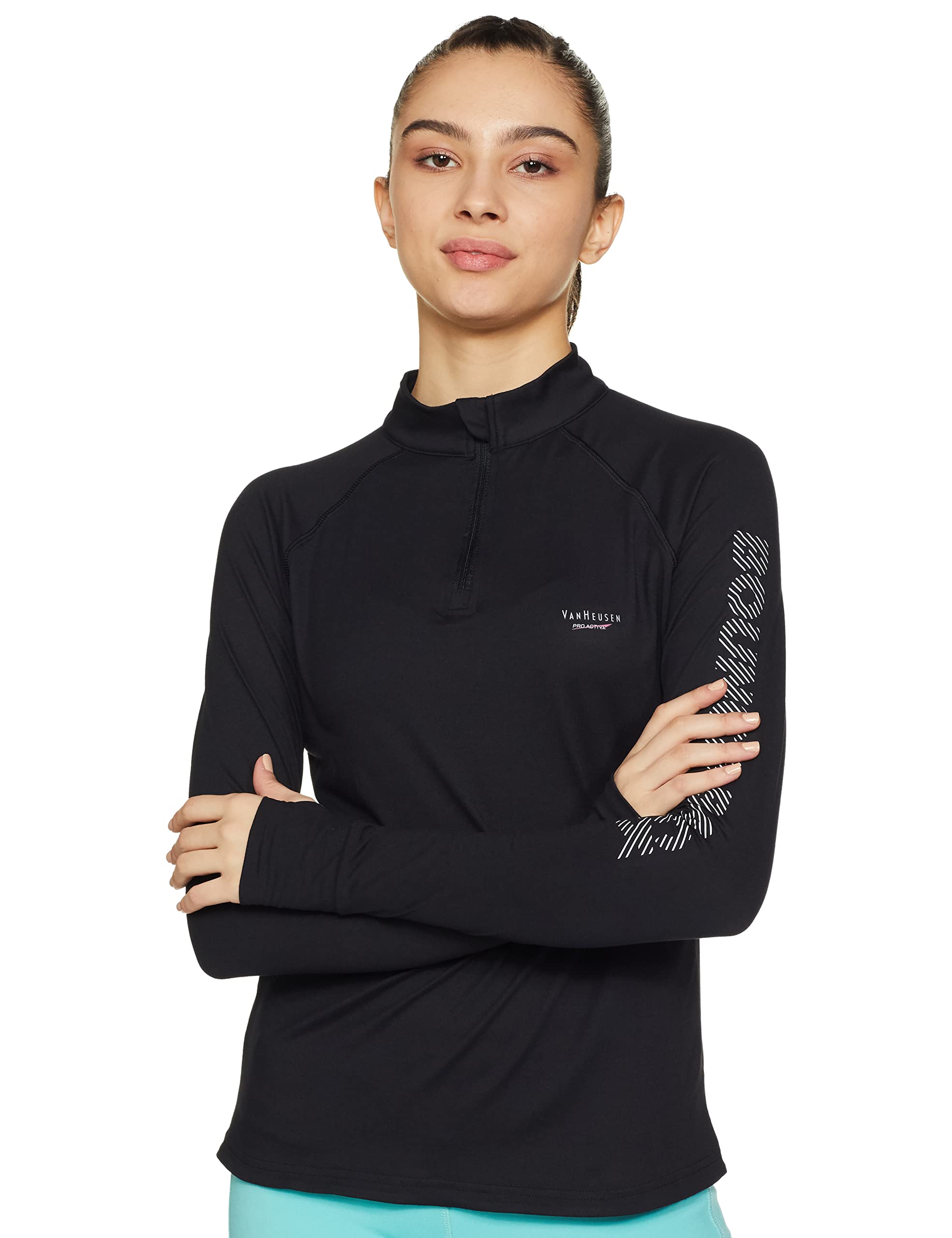 van heusen Women's Polyester Regular Fit T-Shirt-picture-43