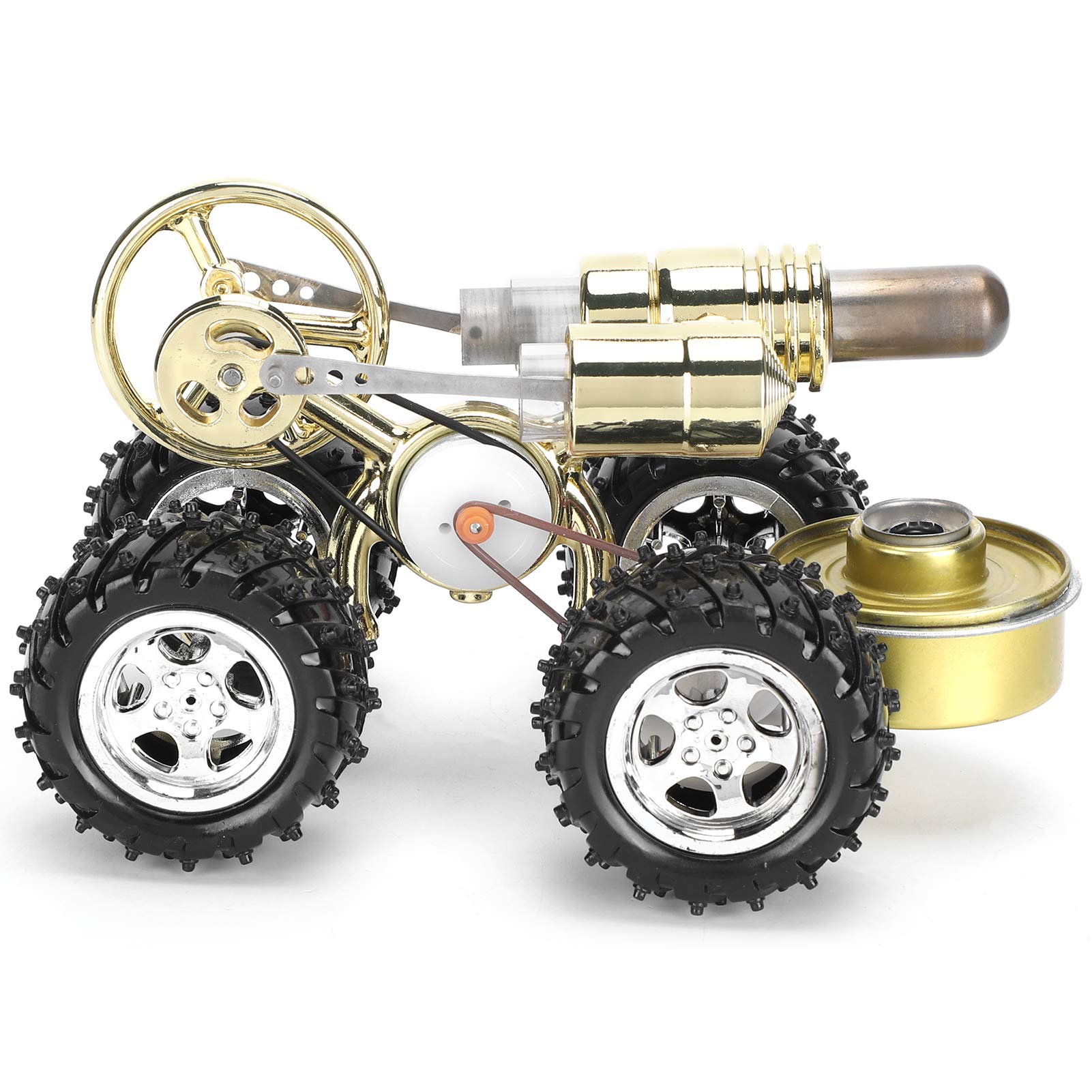 Modelo de Motor Stirling Física de Aleación de Zinc Motor Stirling No Requiere Ensamblaje con Ranura para Lámpara Juguete Educativo para Kits de Ciencia Coleccionistas Aprendizaje en el Aula
