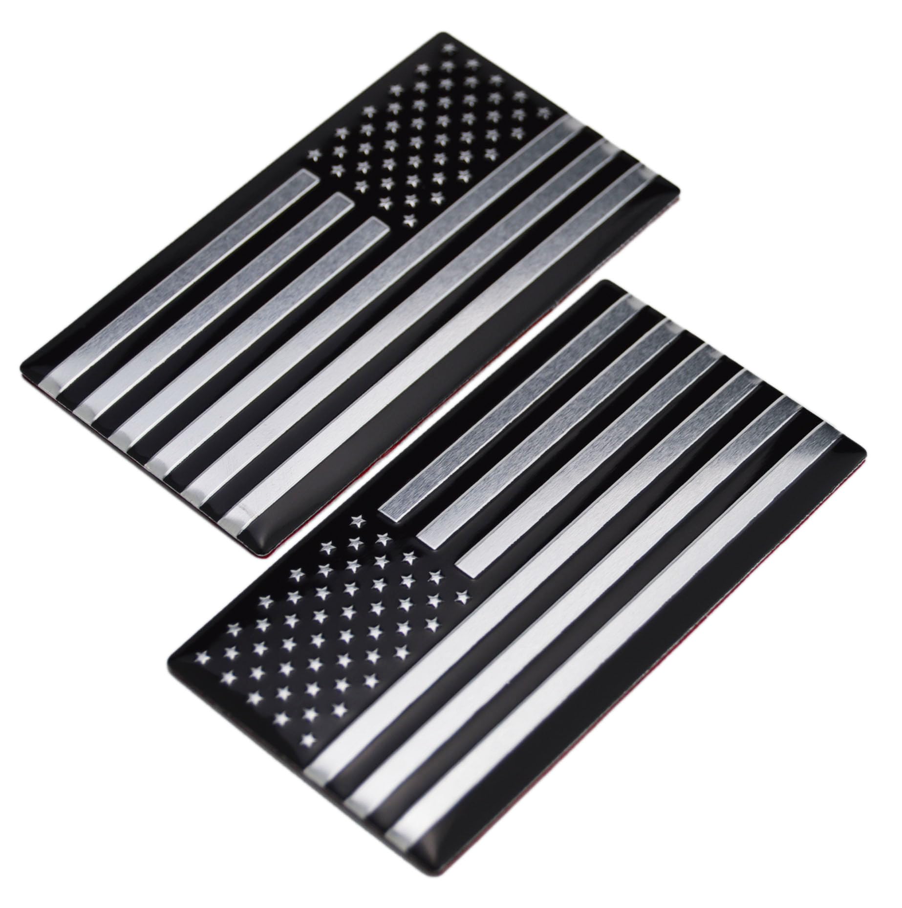 ALUMINUM American Flag Stick-On Emblem Car Truck Decal Badge - Foto 9