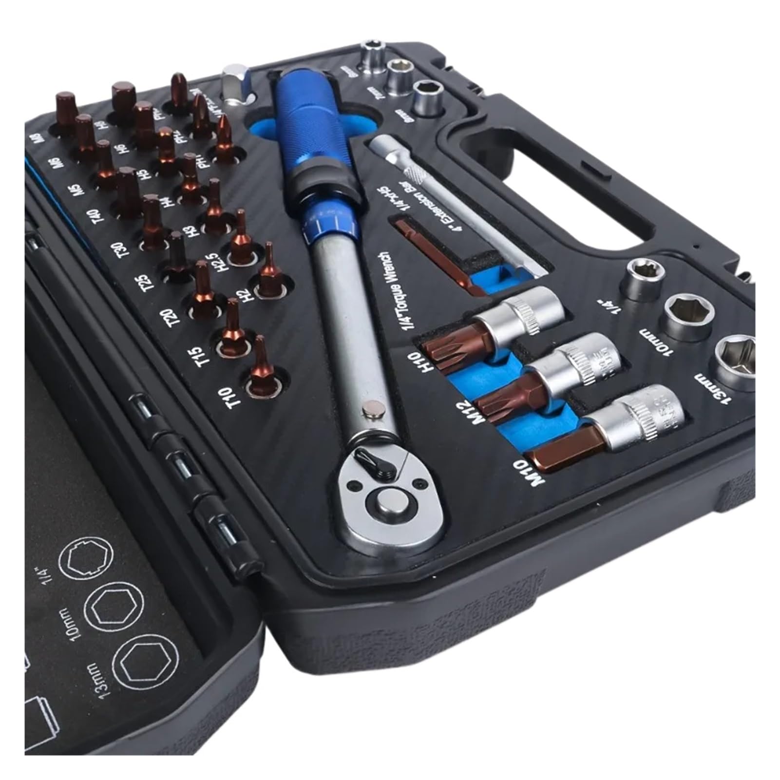Hiverni car Repair Tools 32-Piece Wrench Set, Automotive Repair and Disassembly Tools, Torque Tool Kit