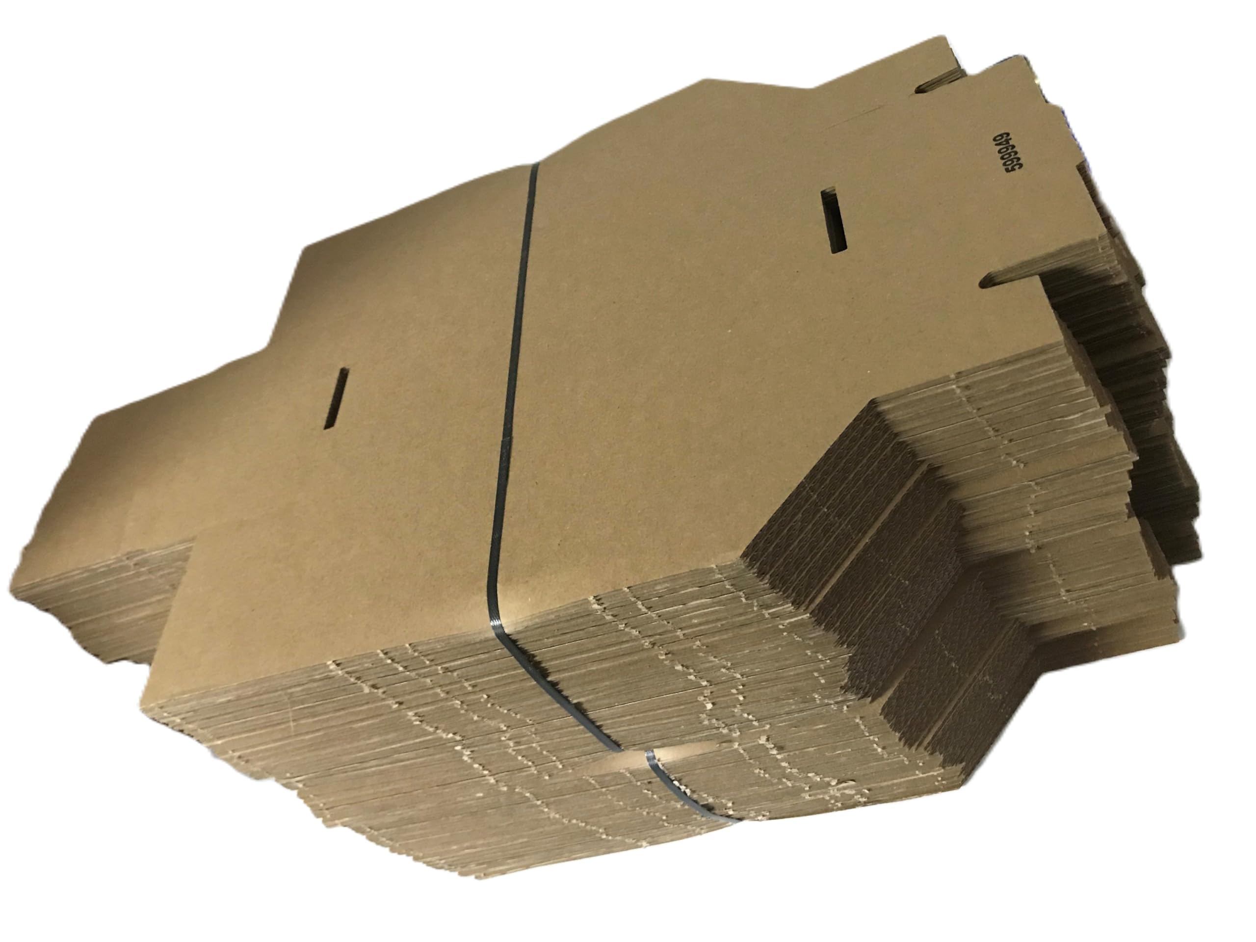 Pack de 100 bacs, bec de stockage en carton brun, Dimensions 300x150x110 mm