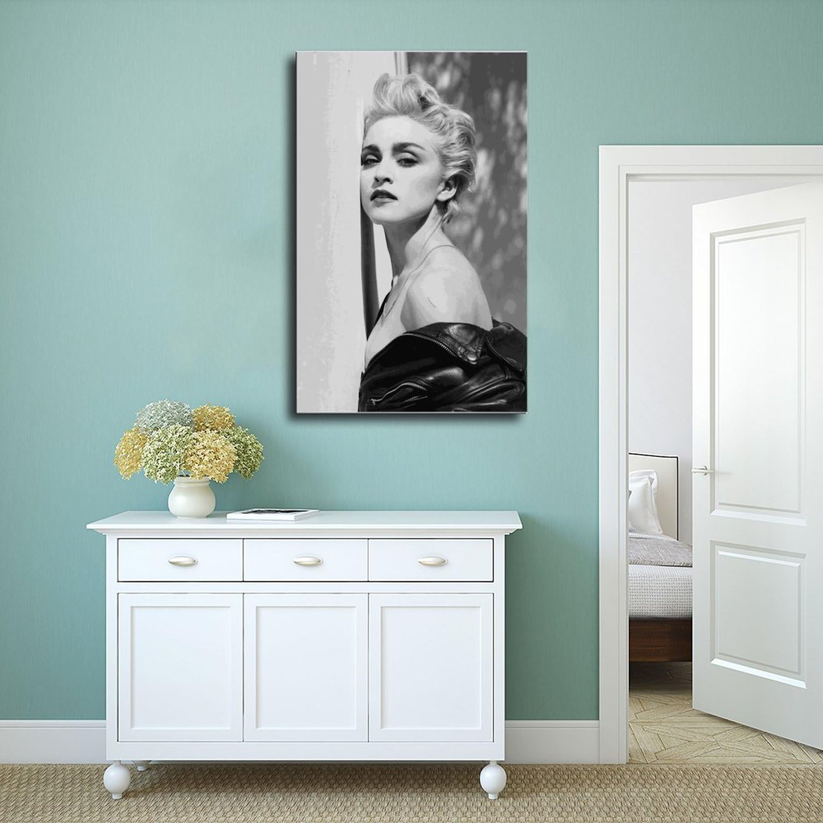 Poster Dave Psicodramma Su Tela 60x90cm | Decorazione Parete Moderna