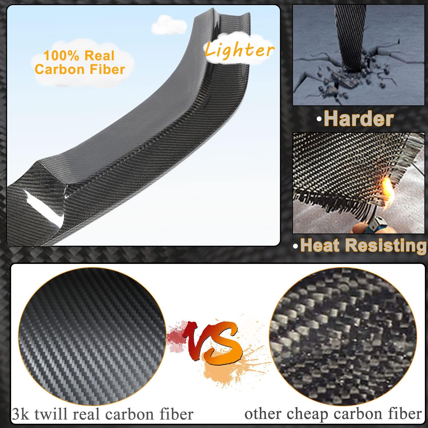 Carbon Fiber Front Bumper Lip fits for BMW 2 Series F87 M2 Coupe 2016-2018 Factory Outlet Auto CF Chin Spoiler Splitter Protector