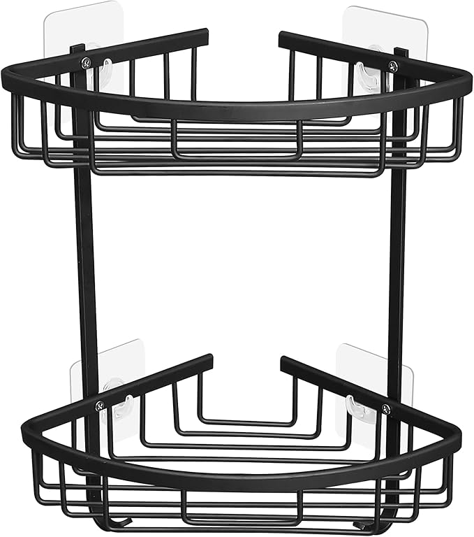 GERUIKE Shower Shelves Bathroom Shelves Shower Caddy Bathroom Shelf Space Aluminum Shower
