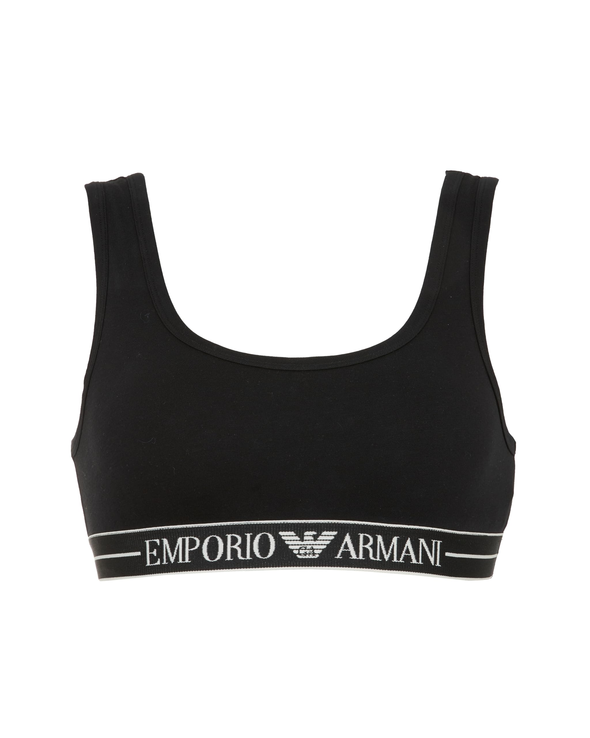 Emporio Armani Woman Everyday Cotton Bralette Bra Black S