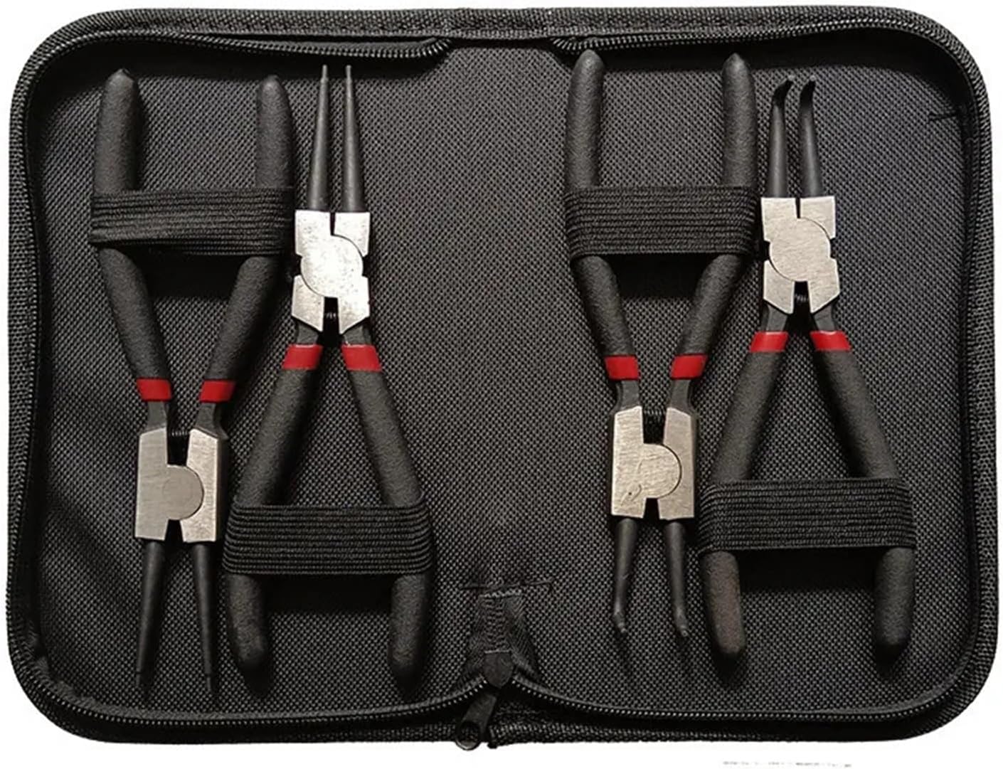 7-inch Card Spring Pliers Set, Dual-purpose Elbow 4Pcs
