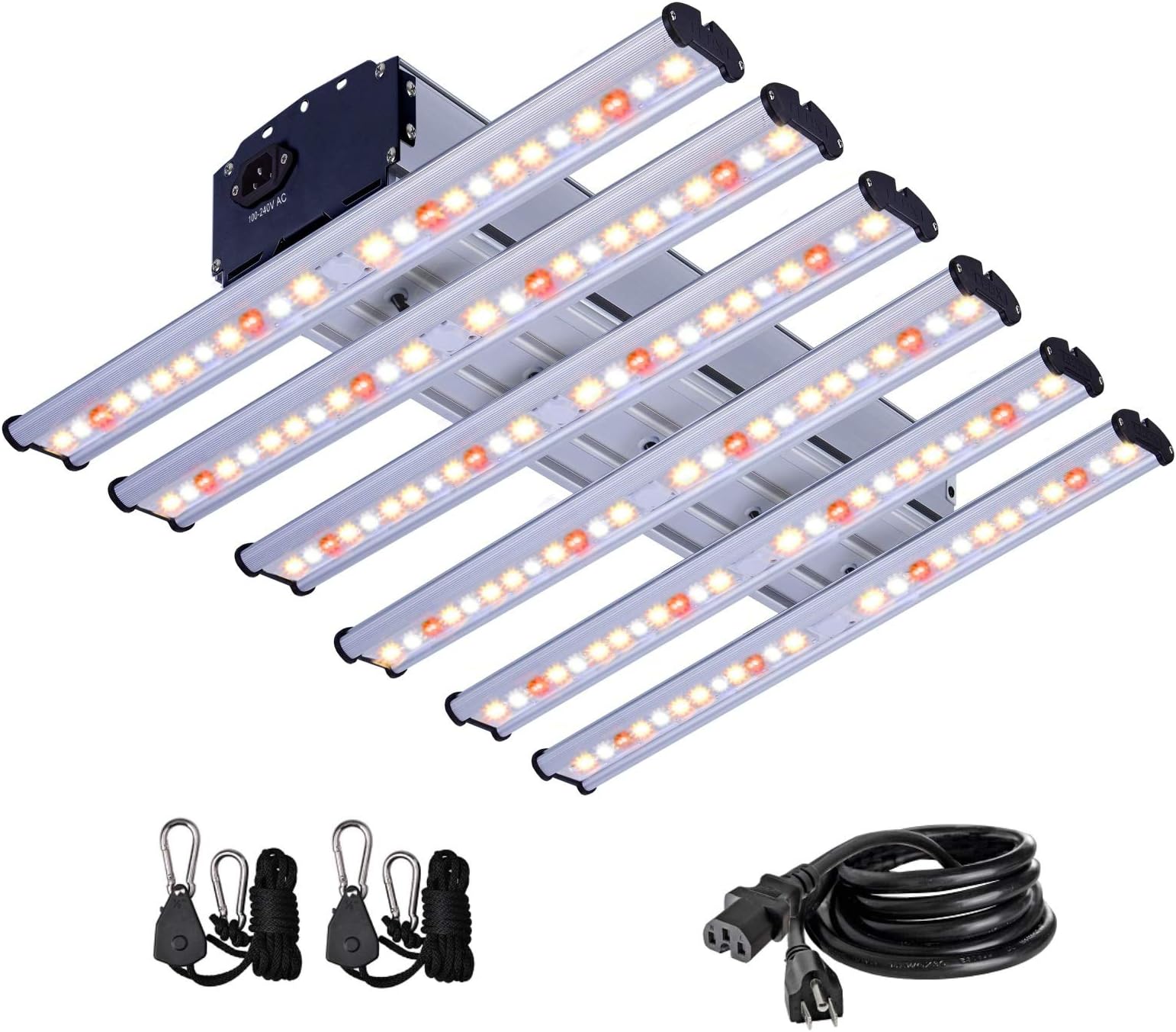 LED Grow Light 360W 4x4ft Coverage Full Spectrum Grow Lights Strip New Tech Sunlike Growing Lamp for Indoor Hydroponics Plants Veg and Flower Indoor Grow Tent Growing Kit
