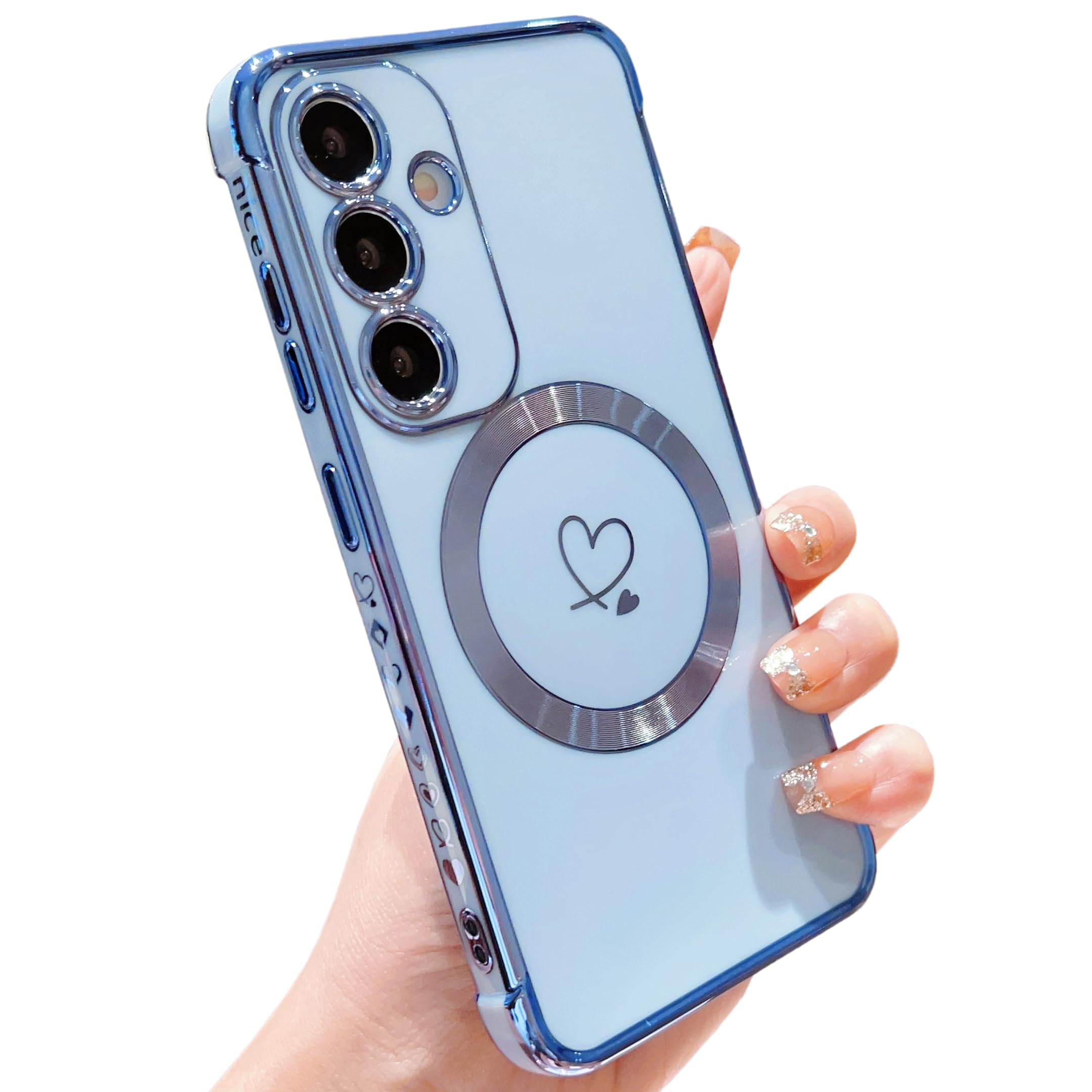 ZTOFERA Hülle für iPhone 14 Plus/15 Plus (6,7 Zoll), Klar Sc