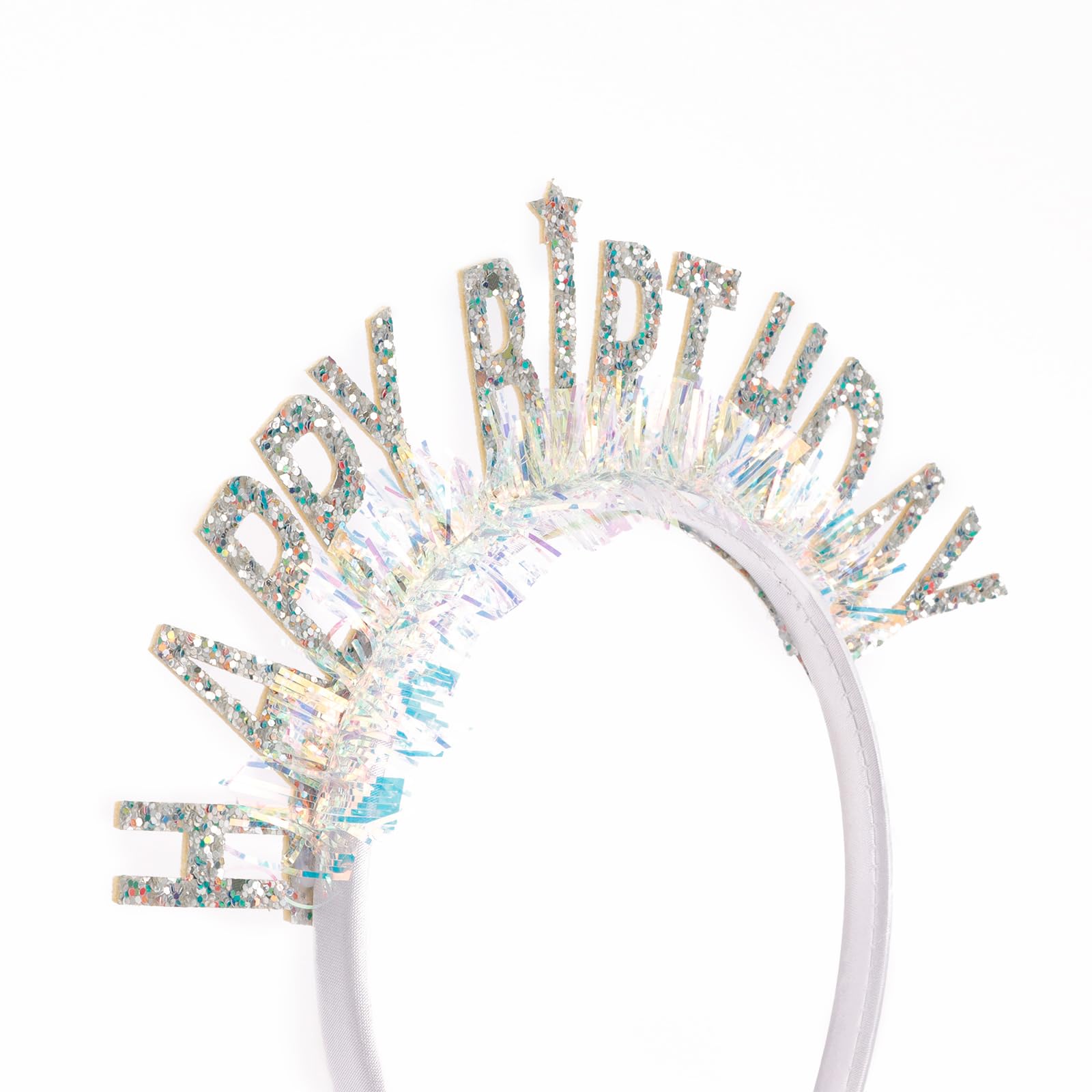 Canitor Happy Birthday Headband for Women Girls Birthday Crown Tiara Party Decorations Gifts