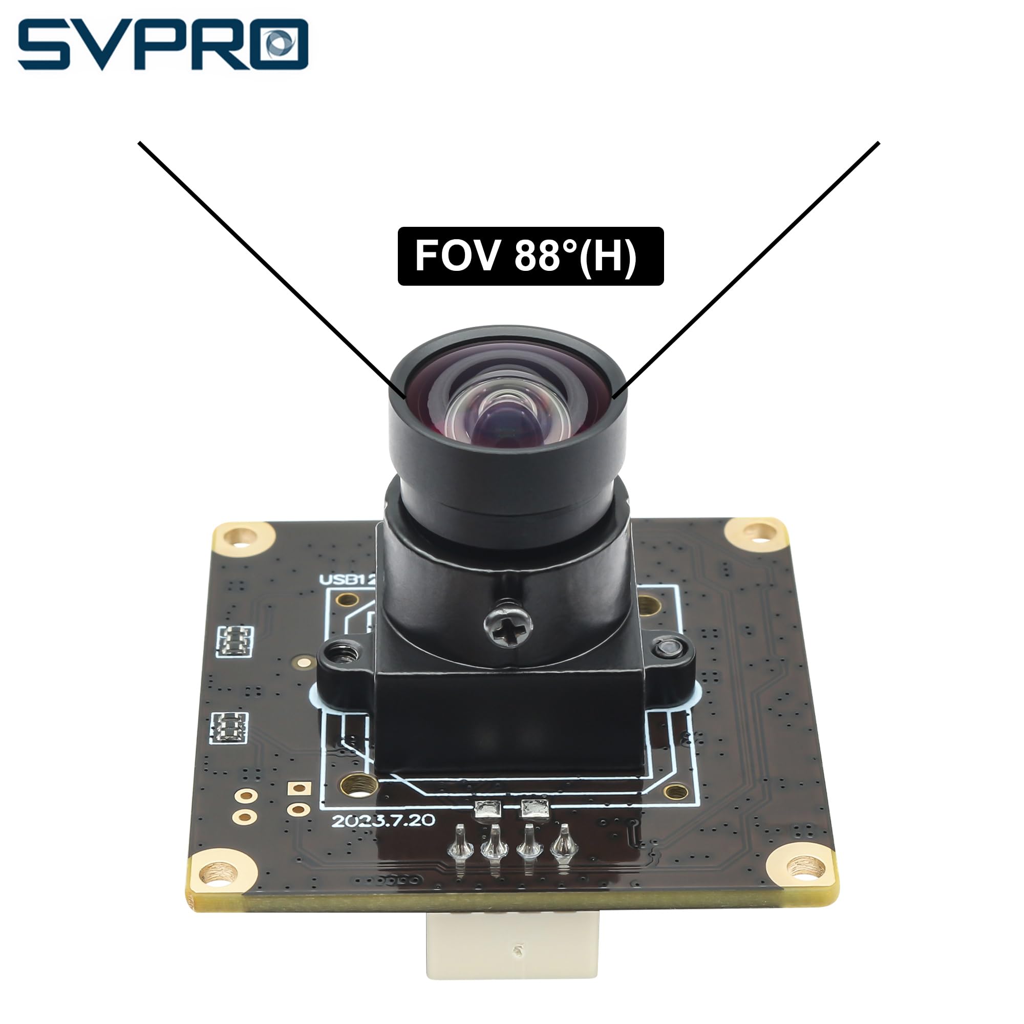 SVPRO Modulo Fotocamera USB Da 12 MP, Fotocamera Lightburn 4K 30 FPS, IMX577, 1080p 120 FPS, Obiettivo M12 Con Messa A Fuoco Manuale, UVC Per Computer, Laptop, Linux, Android
